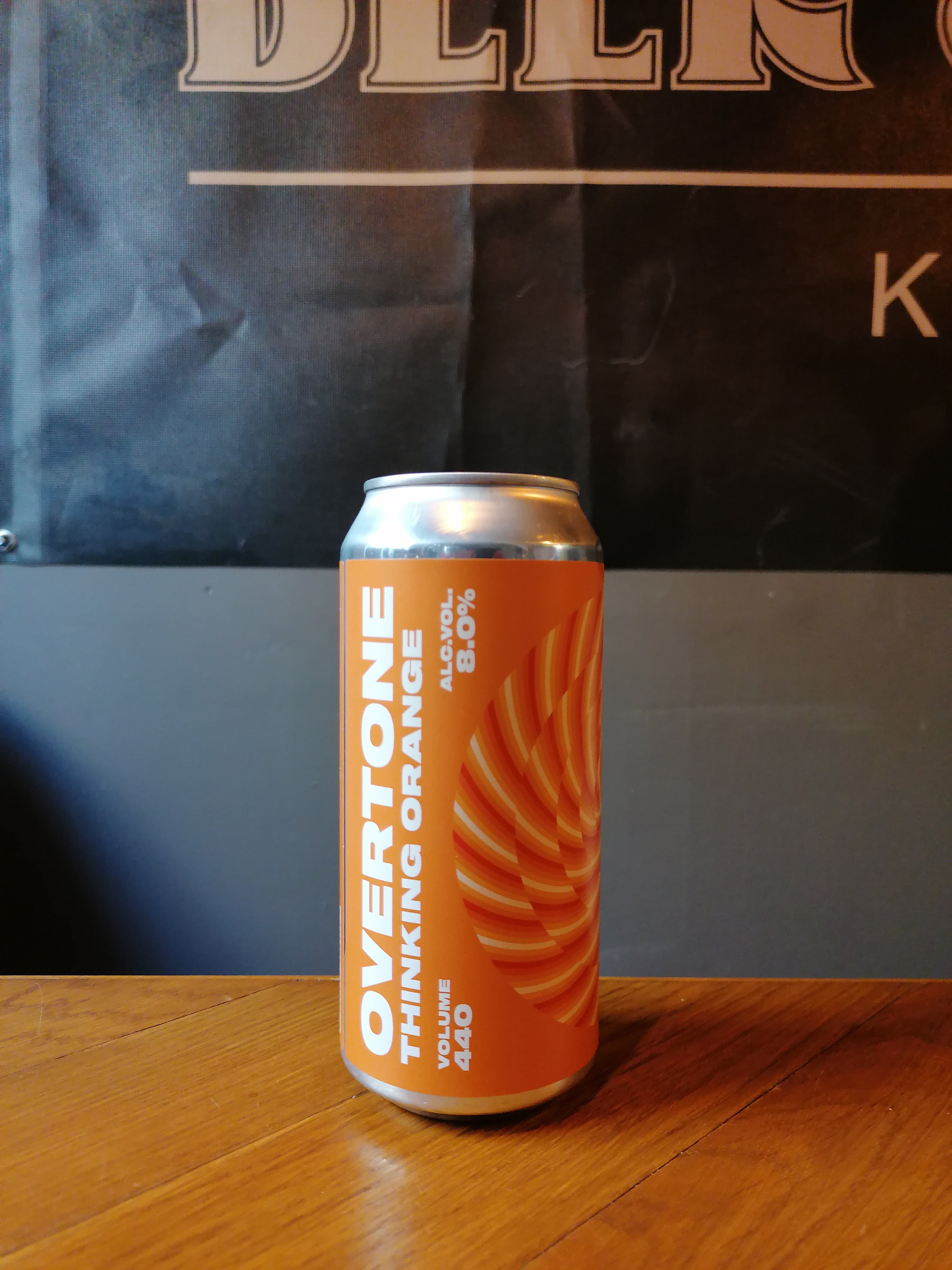 Billede af Overtone Brewing Co. "Thinking Orange" | 8% | 44cl | Sour Beer