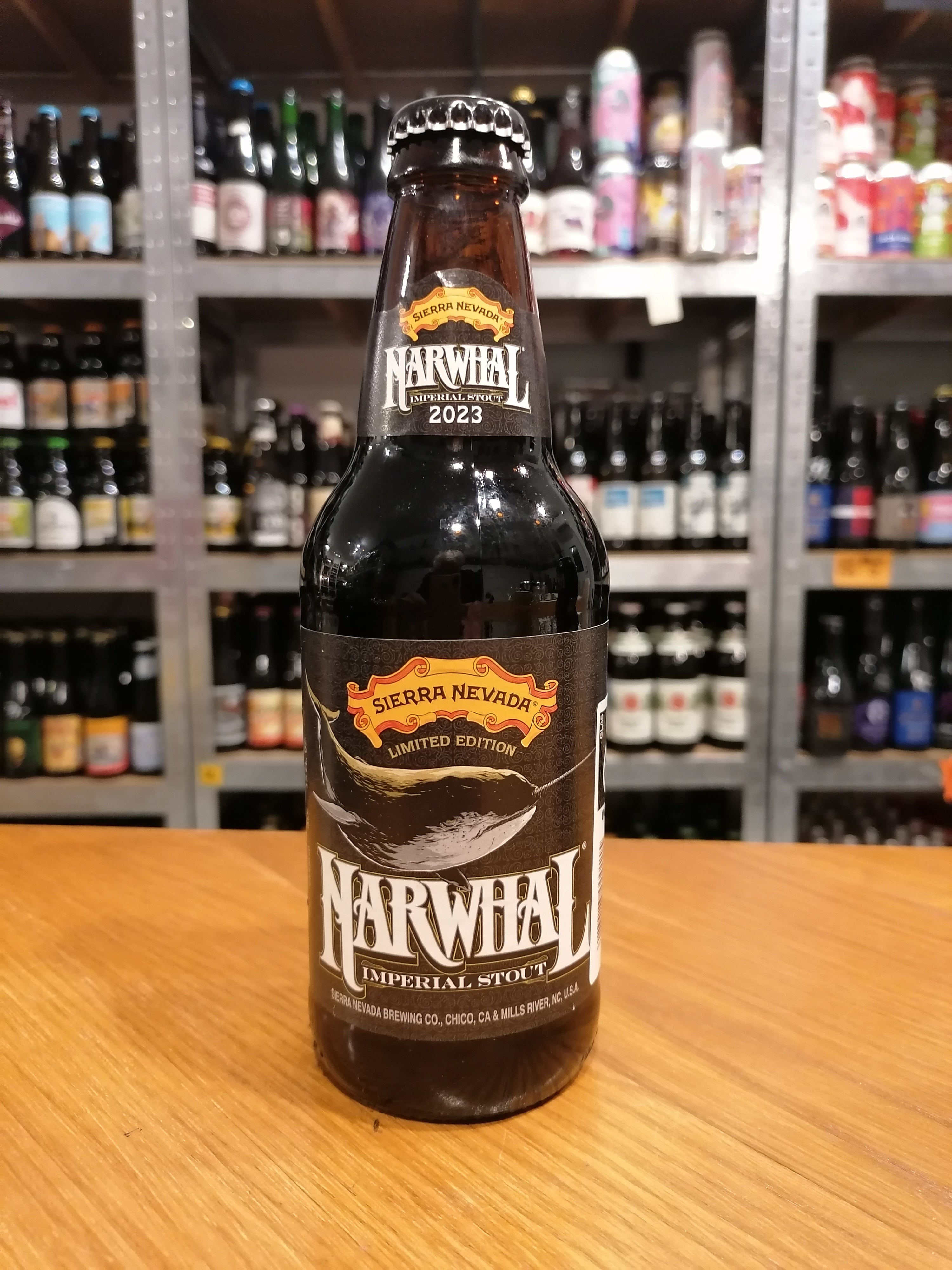 Brug Narwhal (2023) Imperial stout Sierra Nevada  35,5 cl. 10,2 % til en forbedret oplevelse