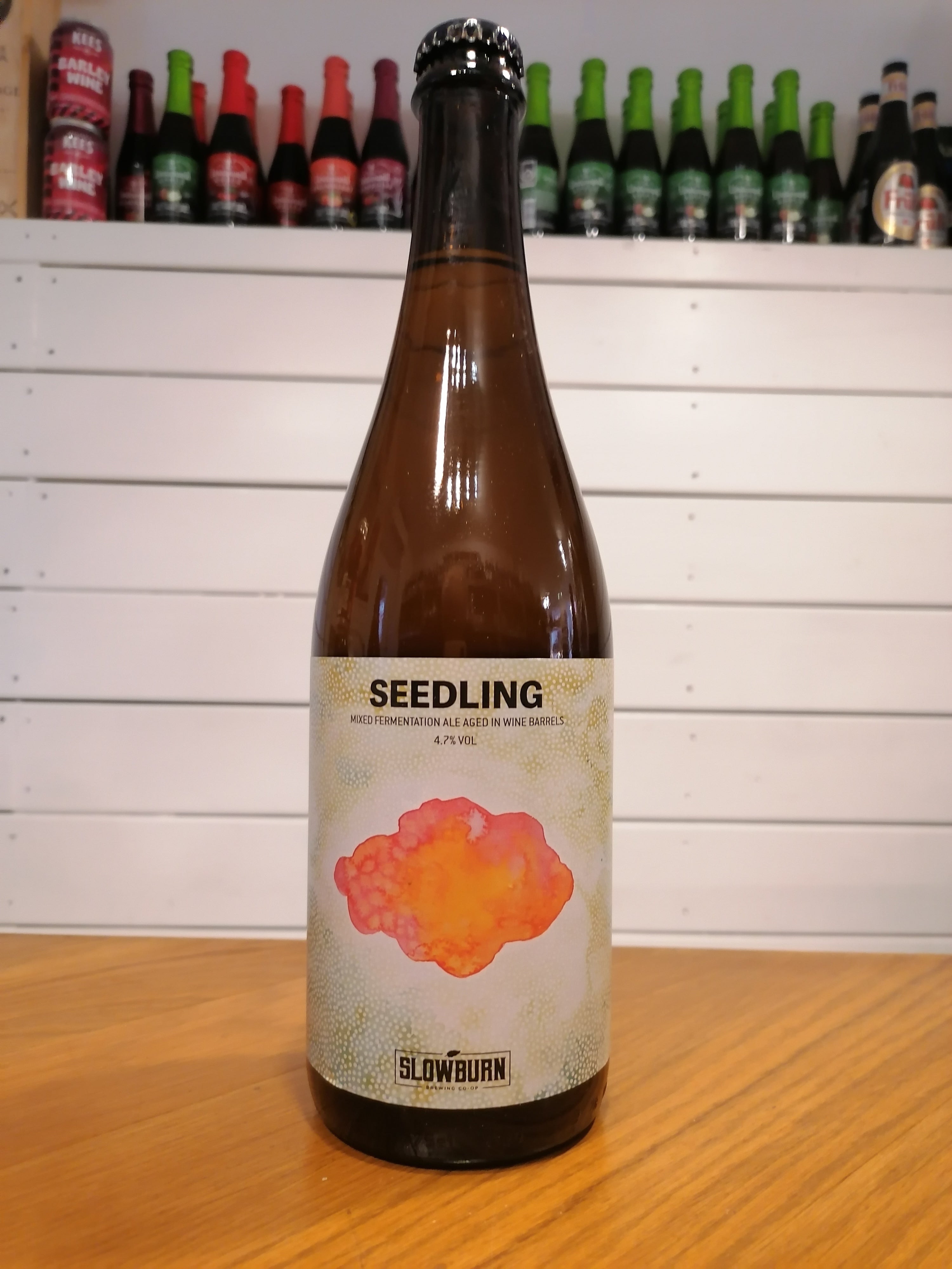 Billede af Seedling Mixed Fermentation Slowburn Saison 4,7 %- 75 cl