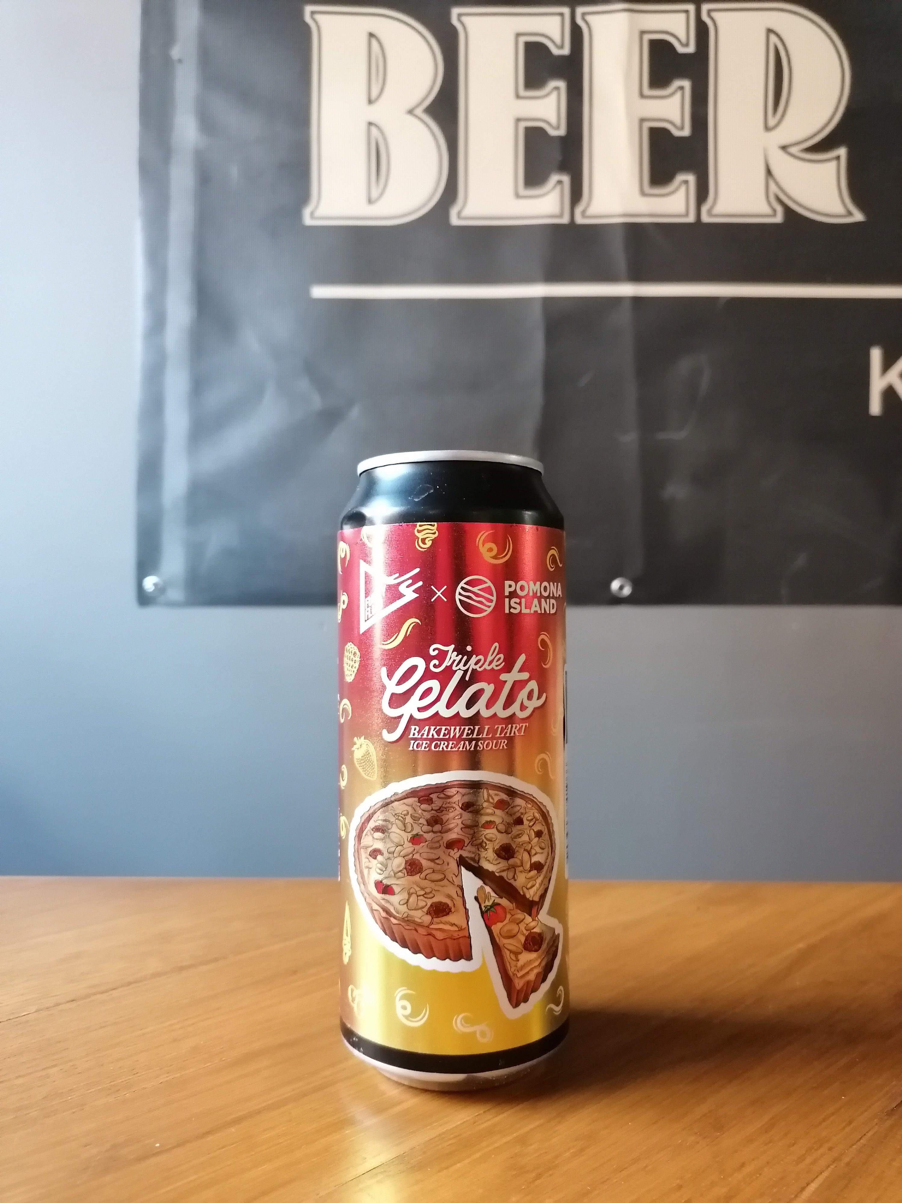 Billede af Funky Fluid "Triple Gelato: Bakewell Tart" | 9% | 50cl | Sour Beer