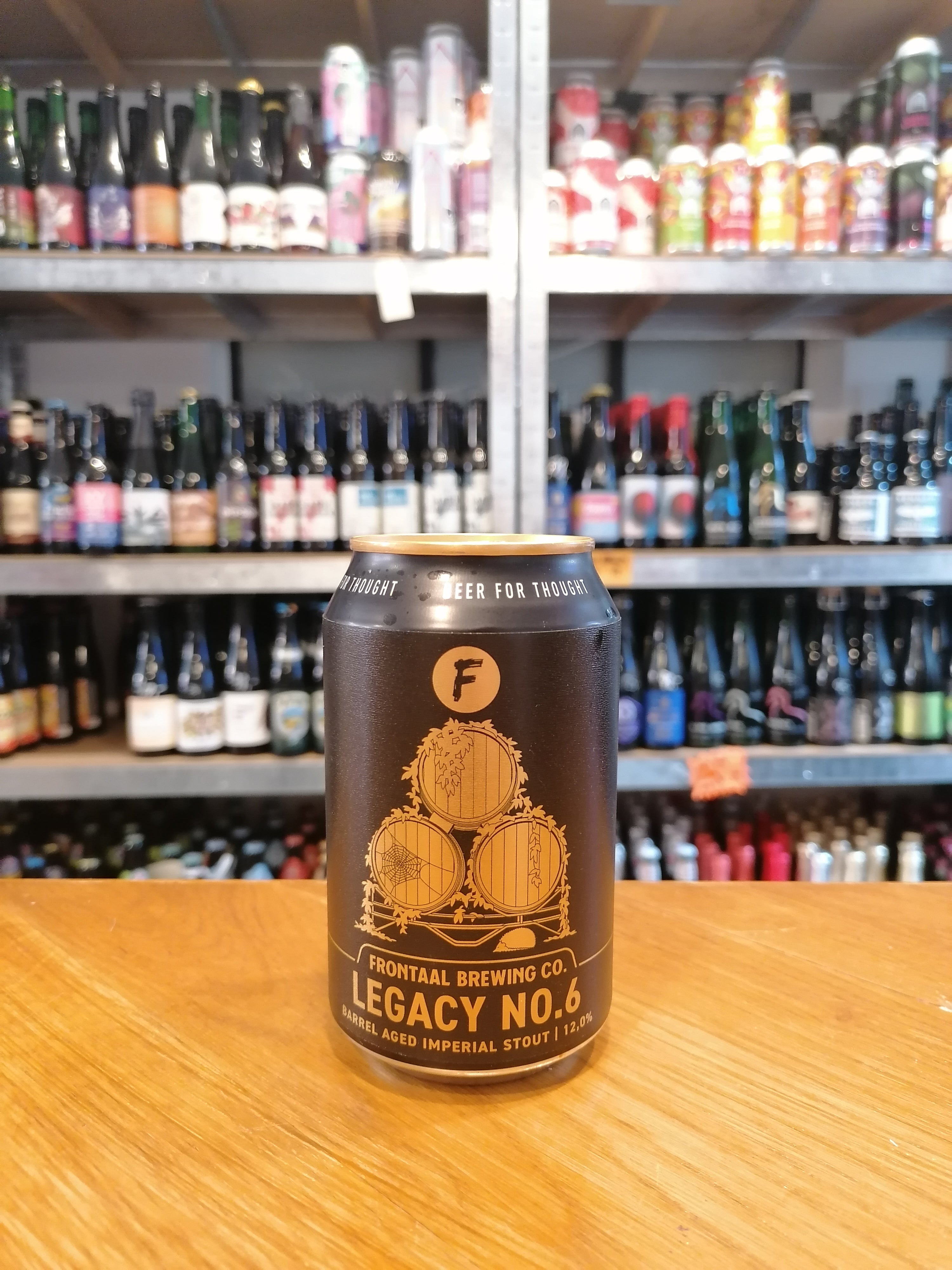 Brug Frontaal Brewing Co. Legacy No. 6 | 12,0% | 33cl | Imperial Double Stout til en forbedret oplevelse