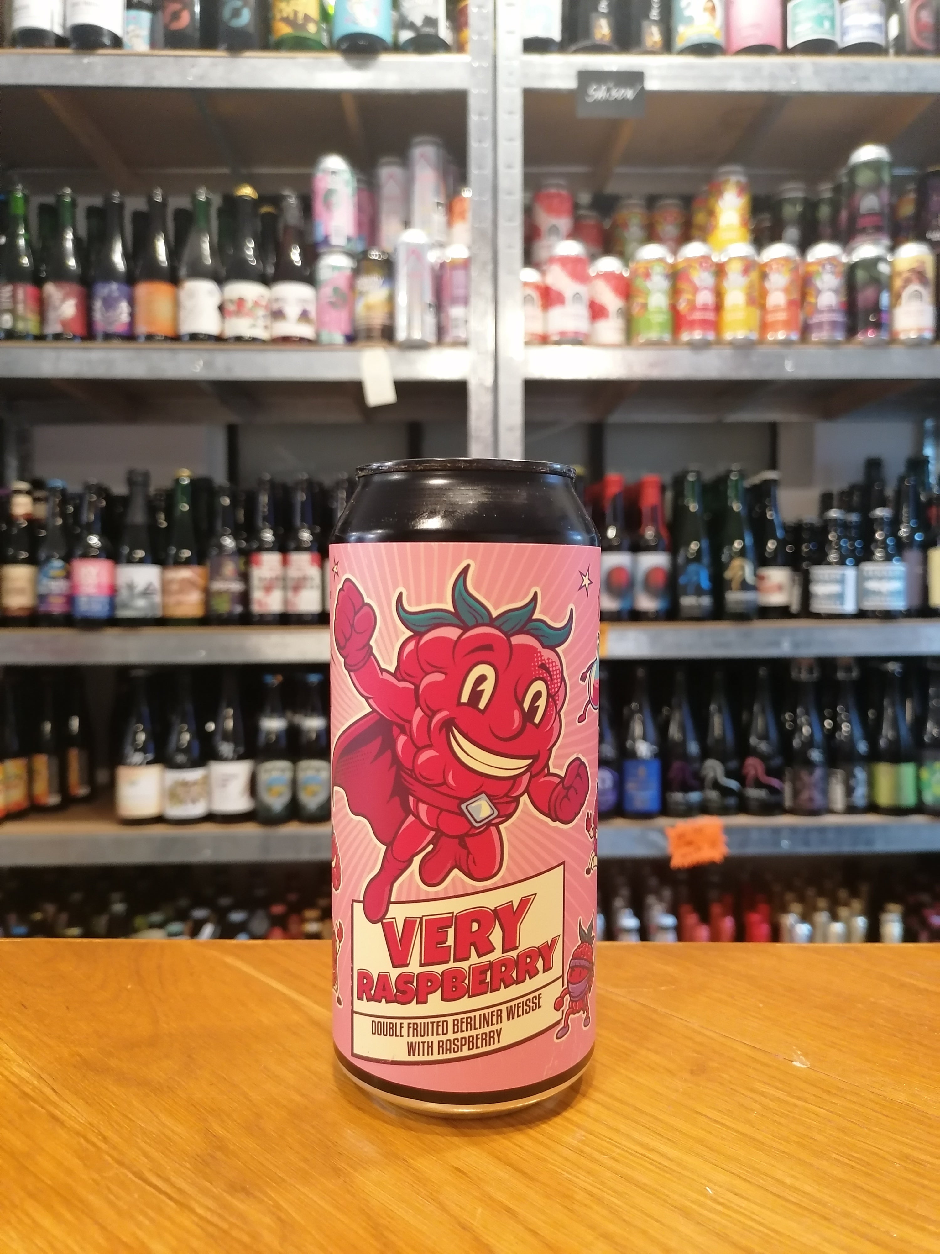 Billede af Mad Scientist "Very Raspberry" | 4,5% | 44cl | Sour - Berliner Weisse