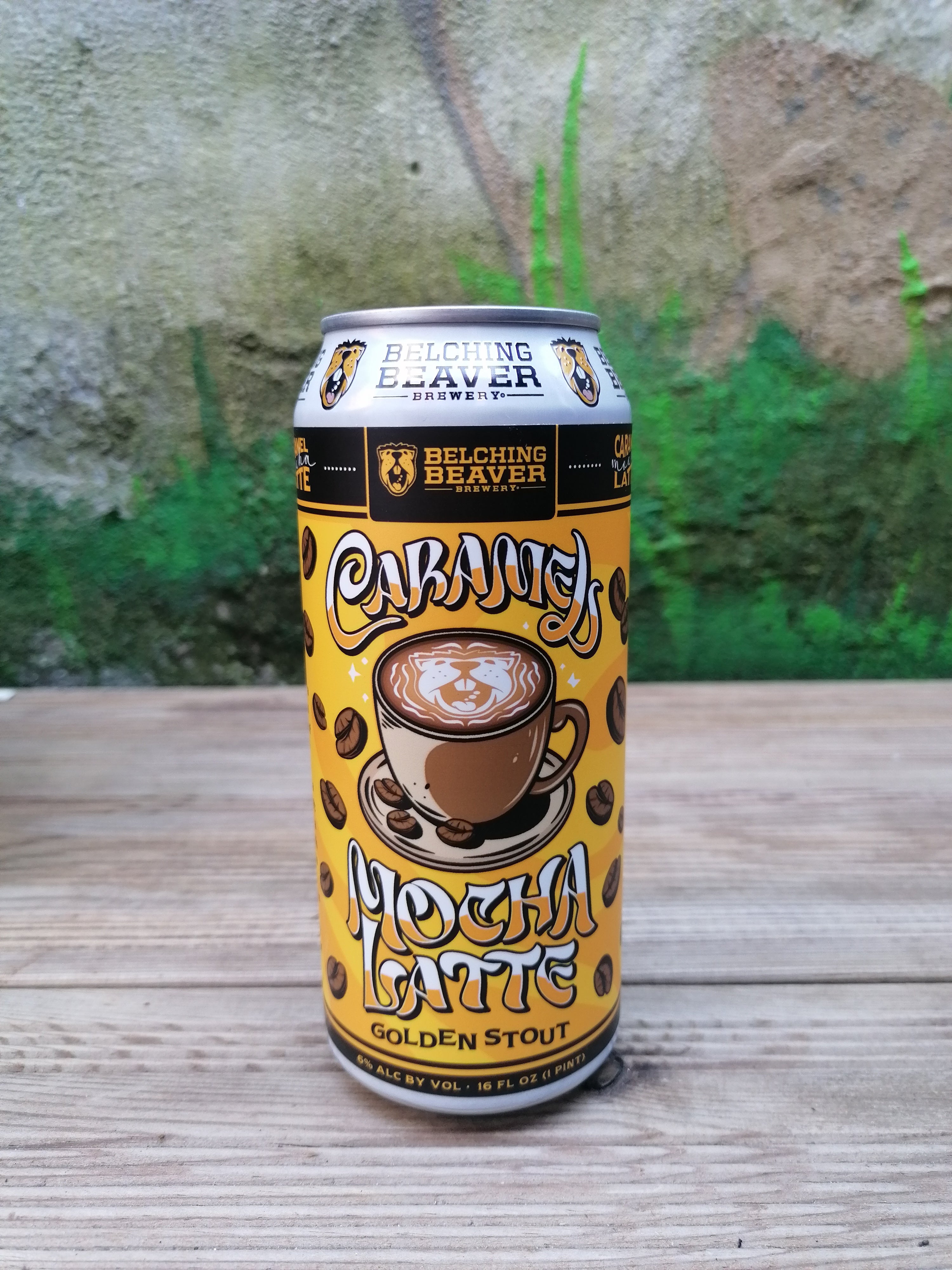Se Belching Beaver Brewery "Caramel Mocha Latte" | 6% | 47cl | Golden Stout hos Beershoppen.dk