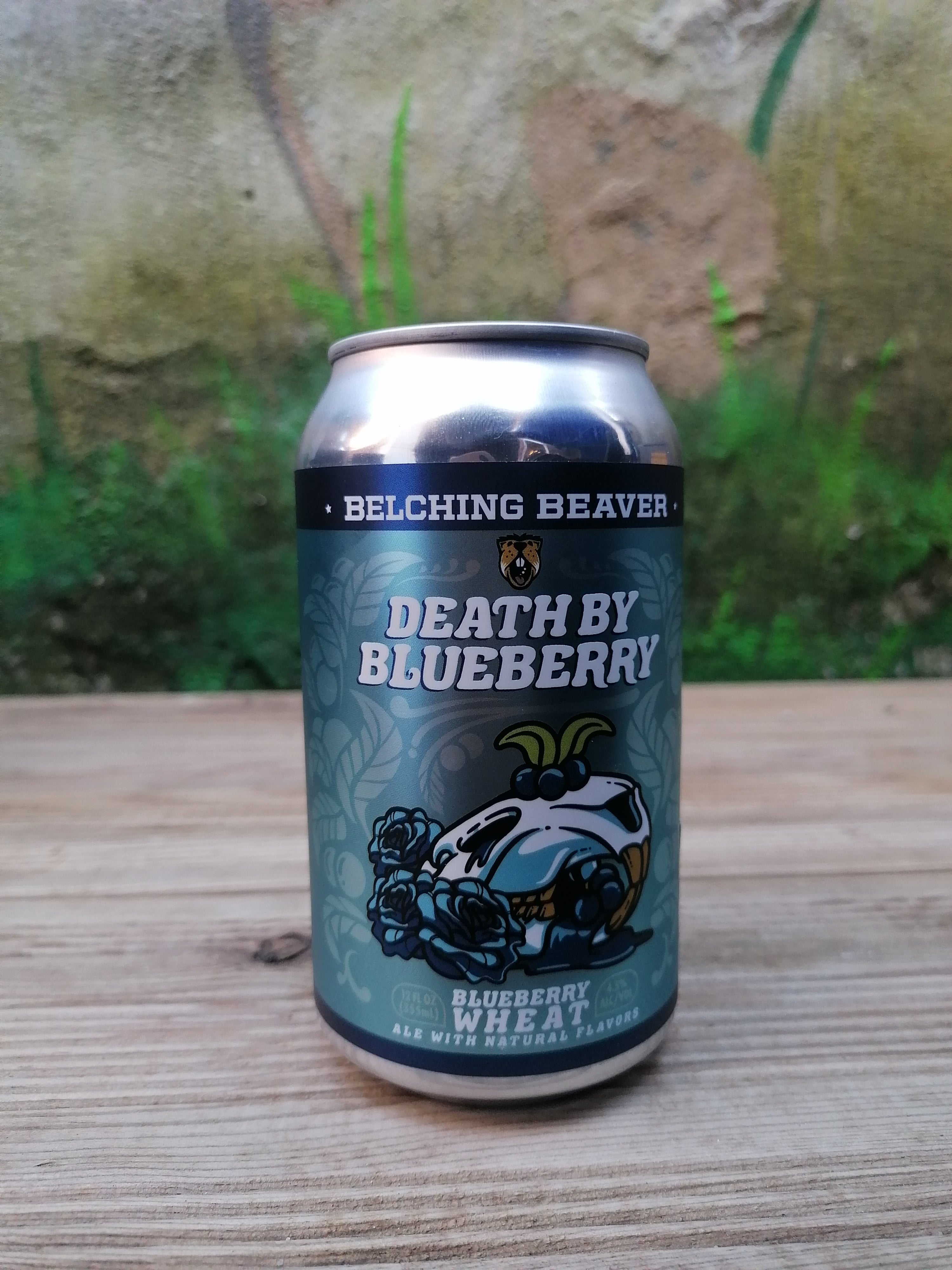 Se Belching Beaver Brewery "Death By Blueberry" | 4,5% | 35,5cl | Blueberry Wheat Beer hos Beershoppen.dk