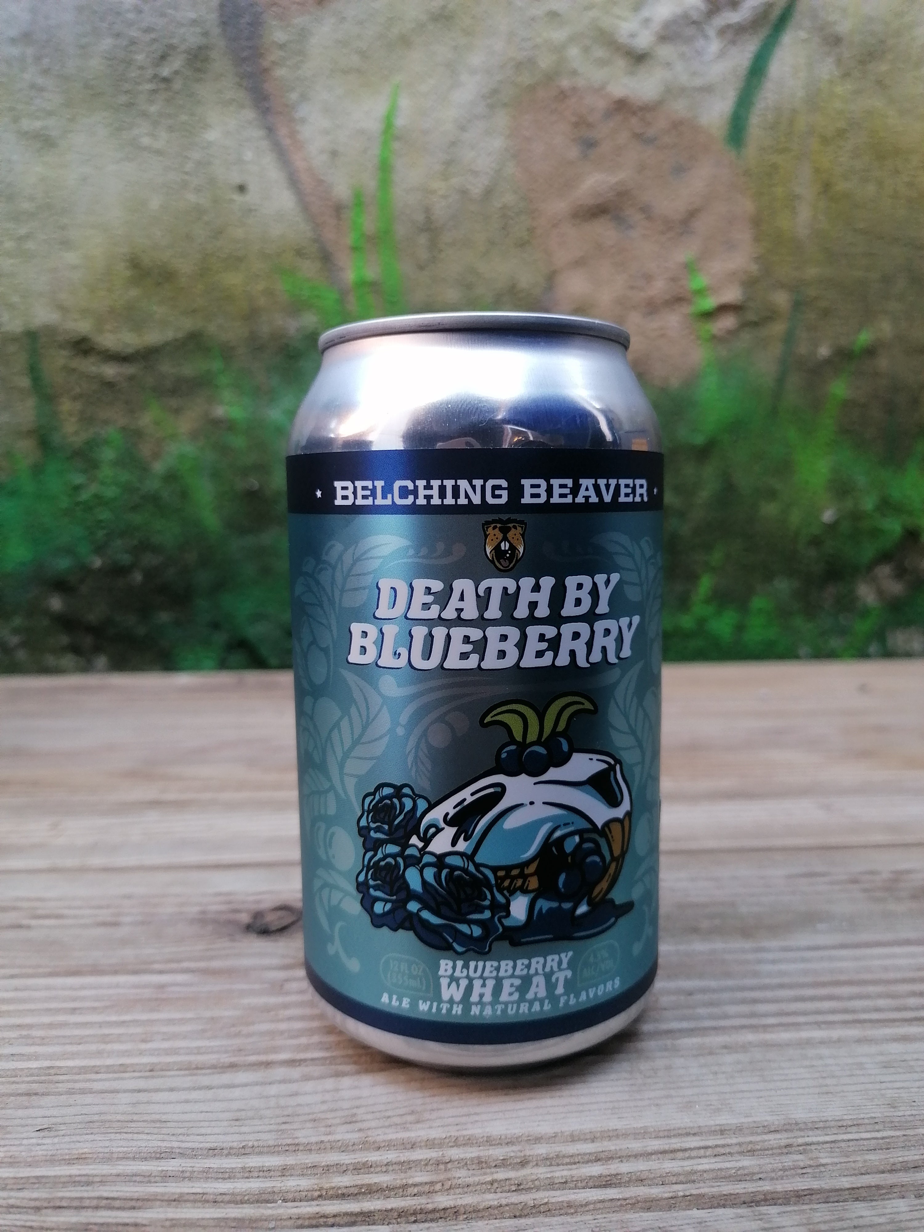Billede af Belching Beaver Brewery "Death By Blueberry" | 4,5% | 35,5cl | Blueberry Wheat Beer