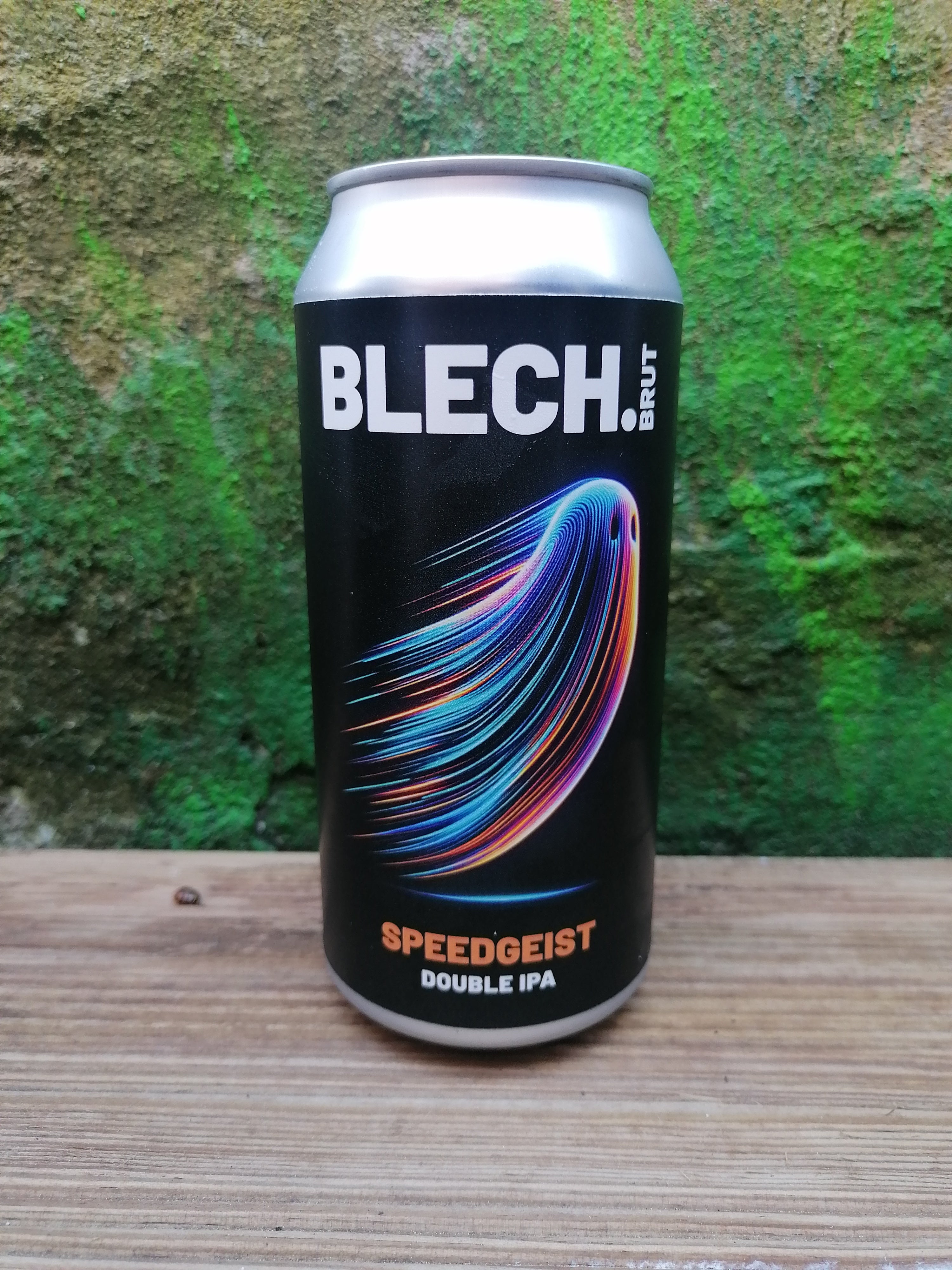 Se Blech Brut "Speedgeist" | 8,2% | 44cl | DIPA hos Beershoppen.dk