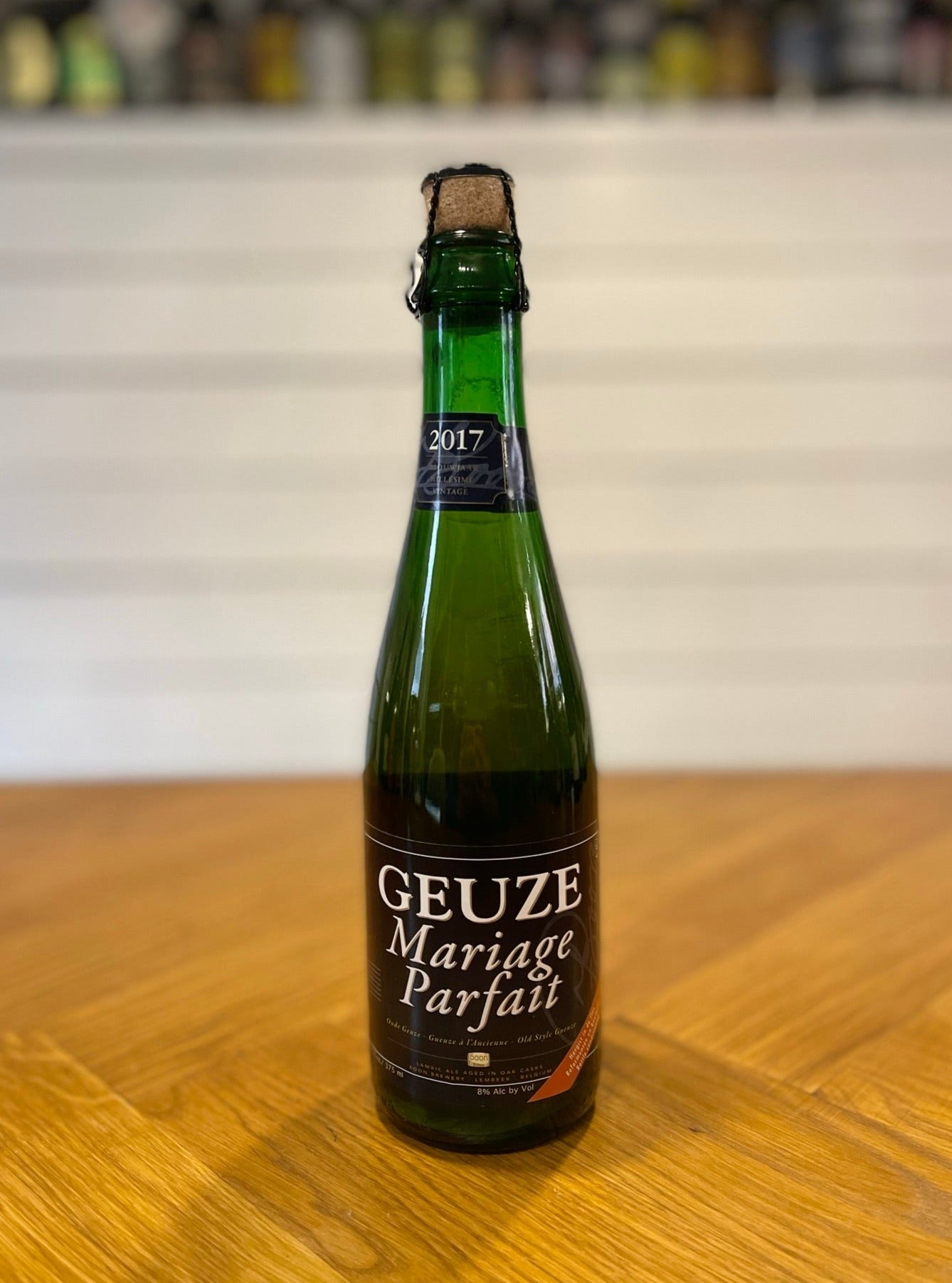 Brug Boon Geuze Mariage Parfait 37,5 cl, 8%, Lambic - Brouwrij Boon til en forbedret oplevelse