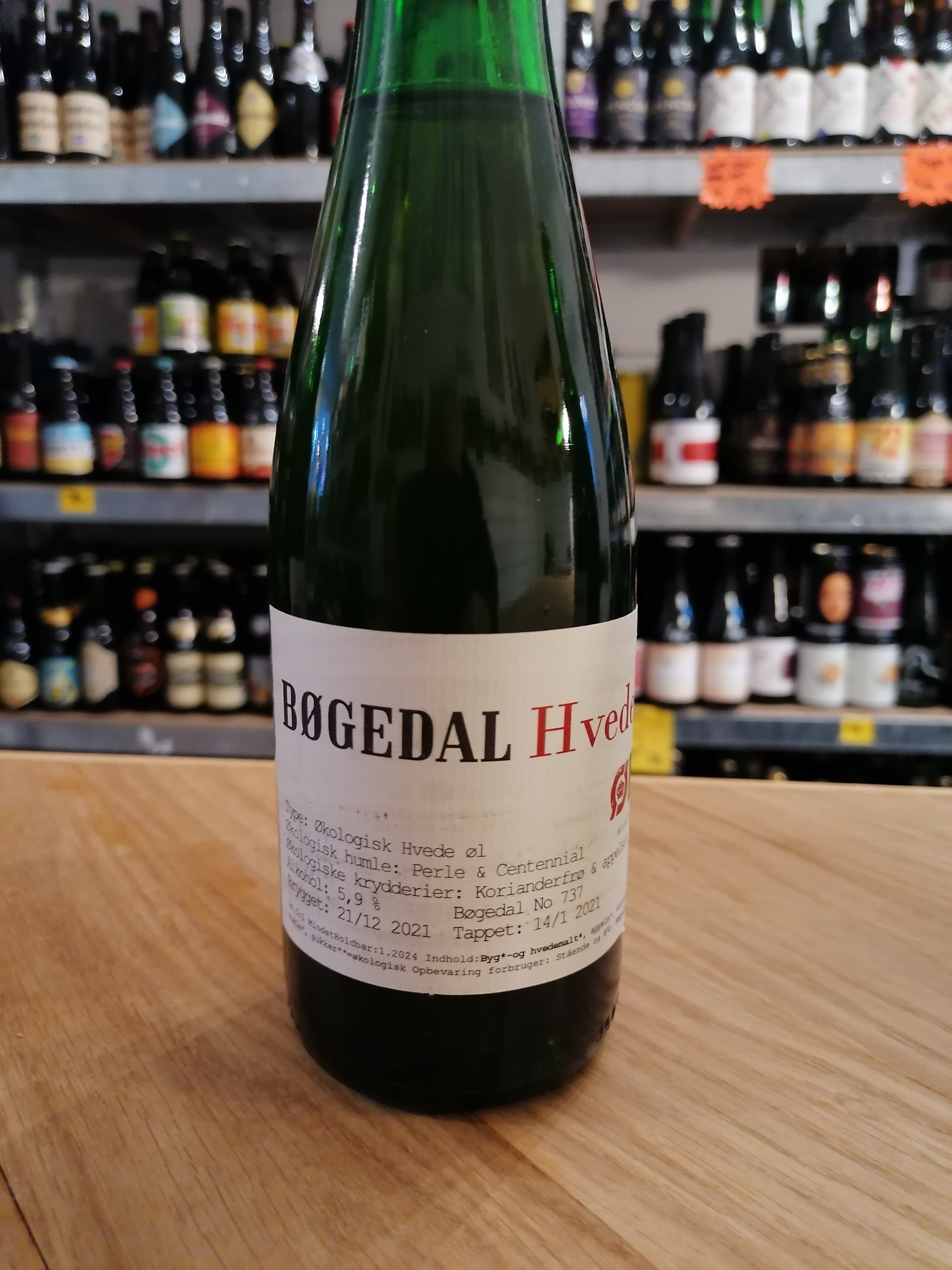 Billede af Bøgedal Hvede - 37,5cl, 5,9%, Økologisk Hvedeøl - Bøgedal Bryghus