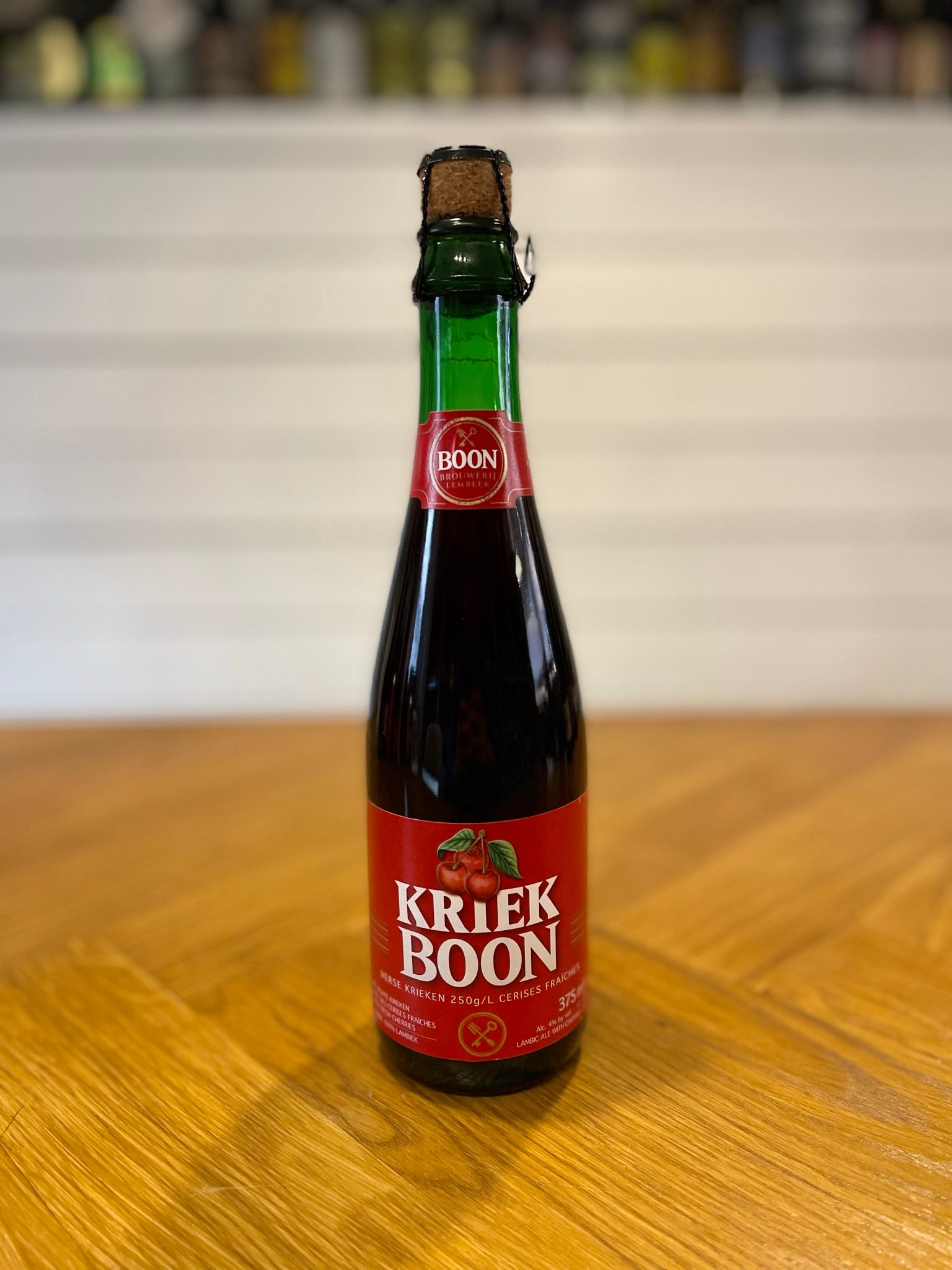 Se Kriek Boon - 37,5 cl, 4%, Lambic - Brouwerij Boon hos Beershoppen.dk