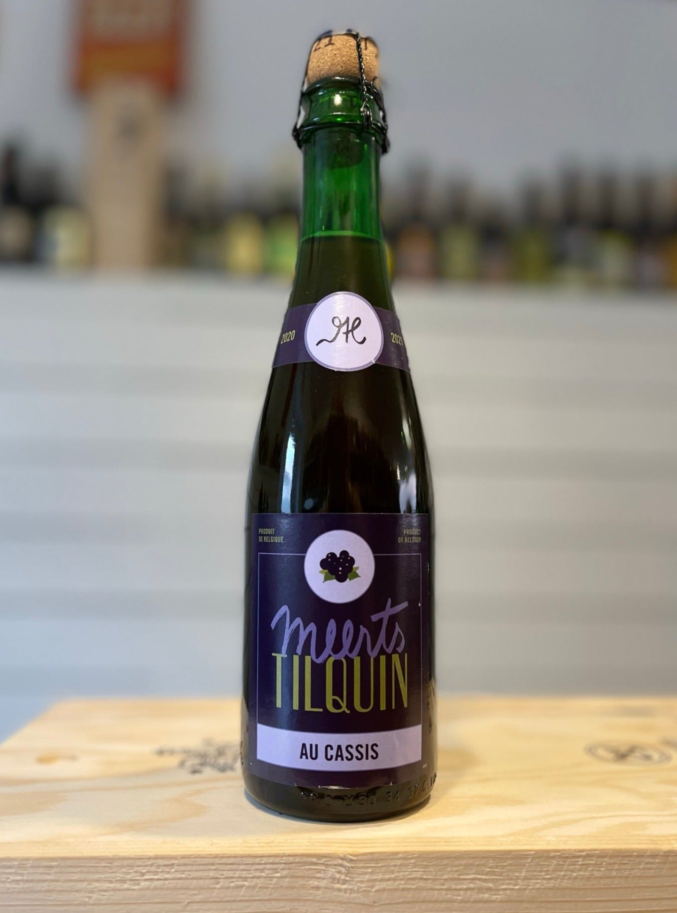 BeerShoppen.dk Meerts Tilquin au Cassis - 37,5 cl, 5,6% Lambic - Gueuzerie Tilquin