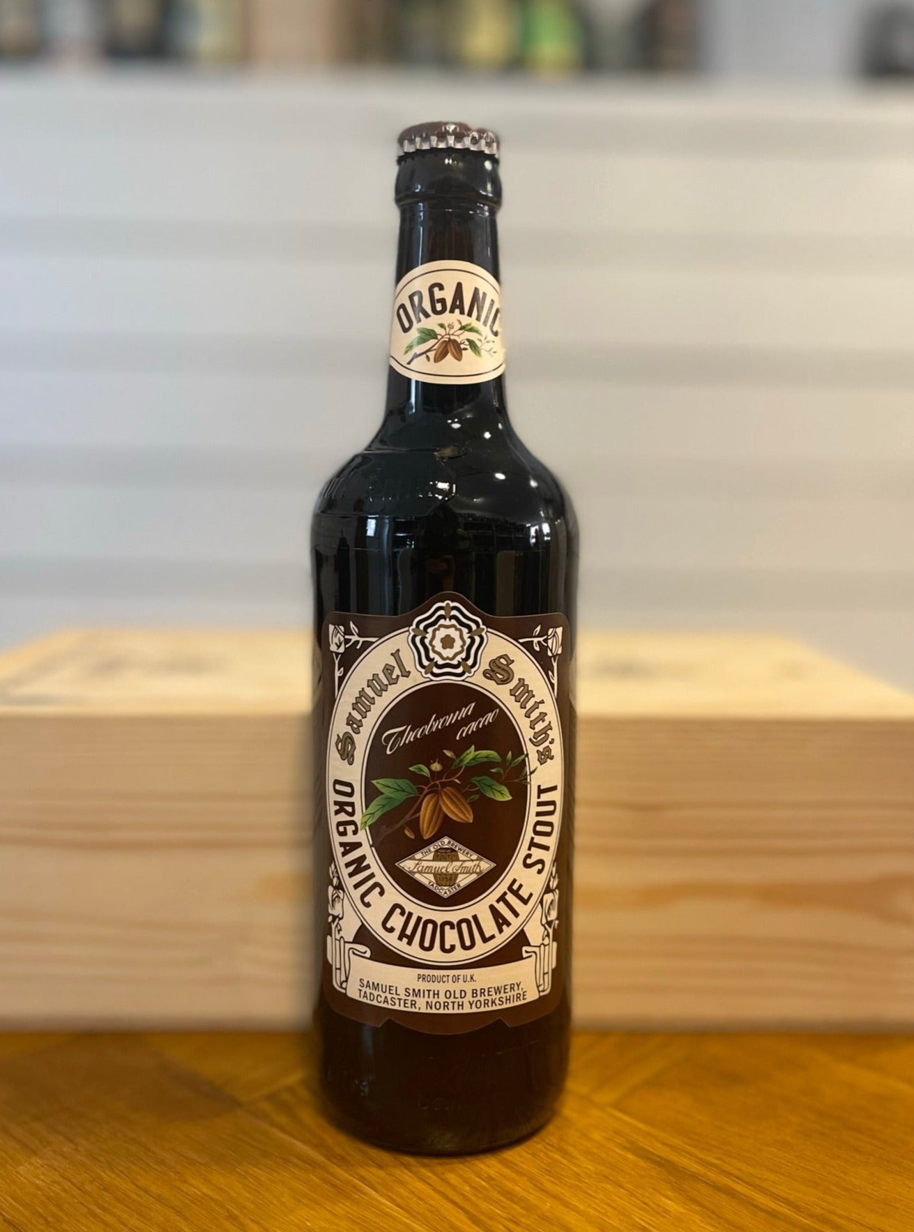 Brug Organic Chocolate Stout - 50 cl, 5%, Stout - Samuel Smith til en forbedret oplevelse