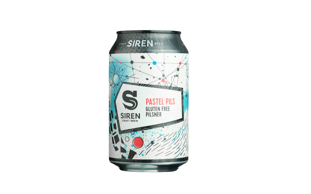 Brug Pastel pils (Glutenfri pilsner / 4,8% / 33cl) - Siren craft brew til en forbedret oplevelse