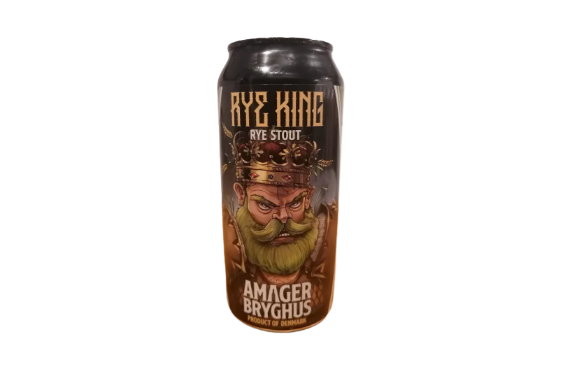 Se Rye King (Rye stout / 7,7 % / 44cl) - Amager Bryghus hos Beershoppen.dk