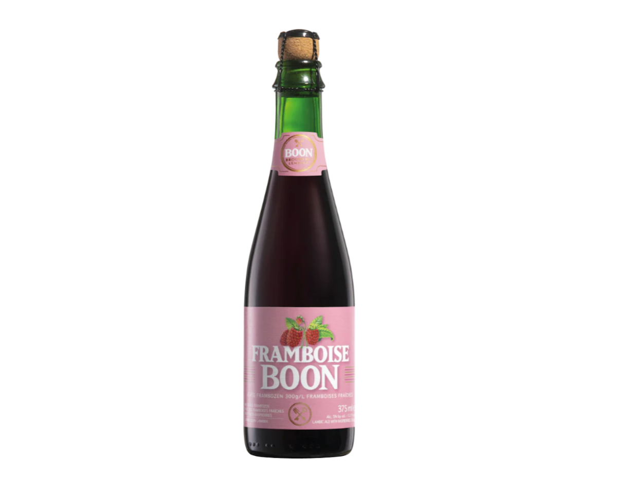 Se Boon Framboise (Lambic med hindbær / 5% / 37,5cl) hos Beershoppen.dk