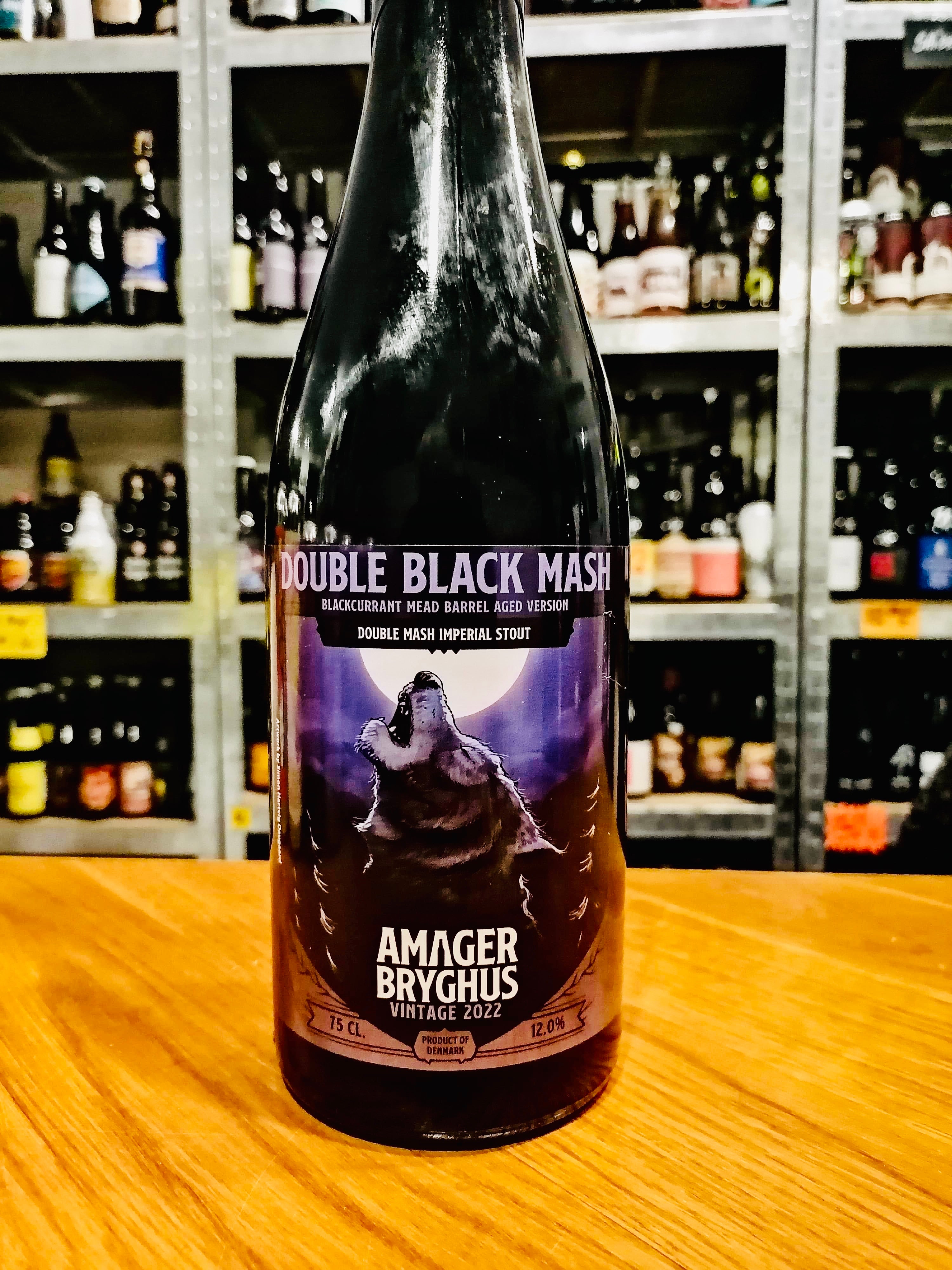 Brug Double black mash vintage 2022 (Blackcurrant mead fadlagret) - Amager bryghus til en forbedret oplevelse