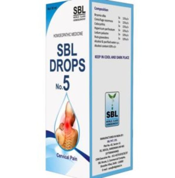 SBL Drops No. 5 (For Cervical Pain) (30ml)