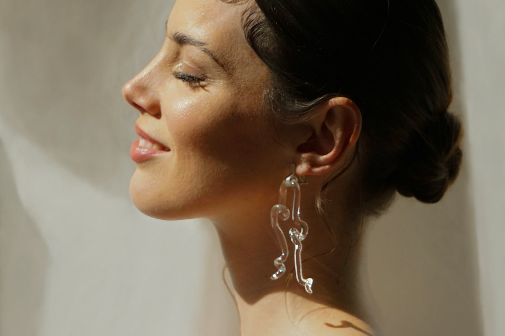 Upcycled Glass Jewelry - Venus Earrings Mila Sai