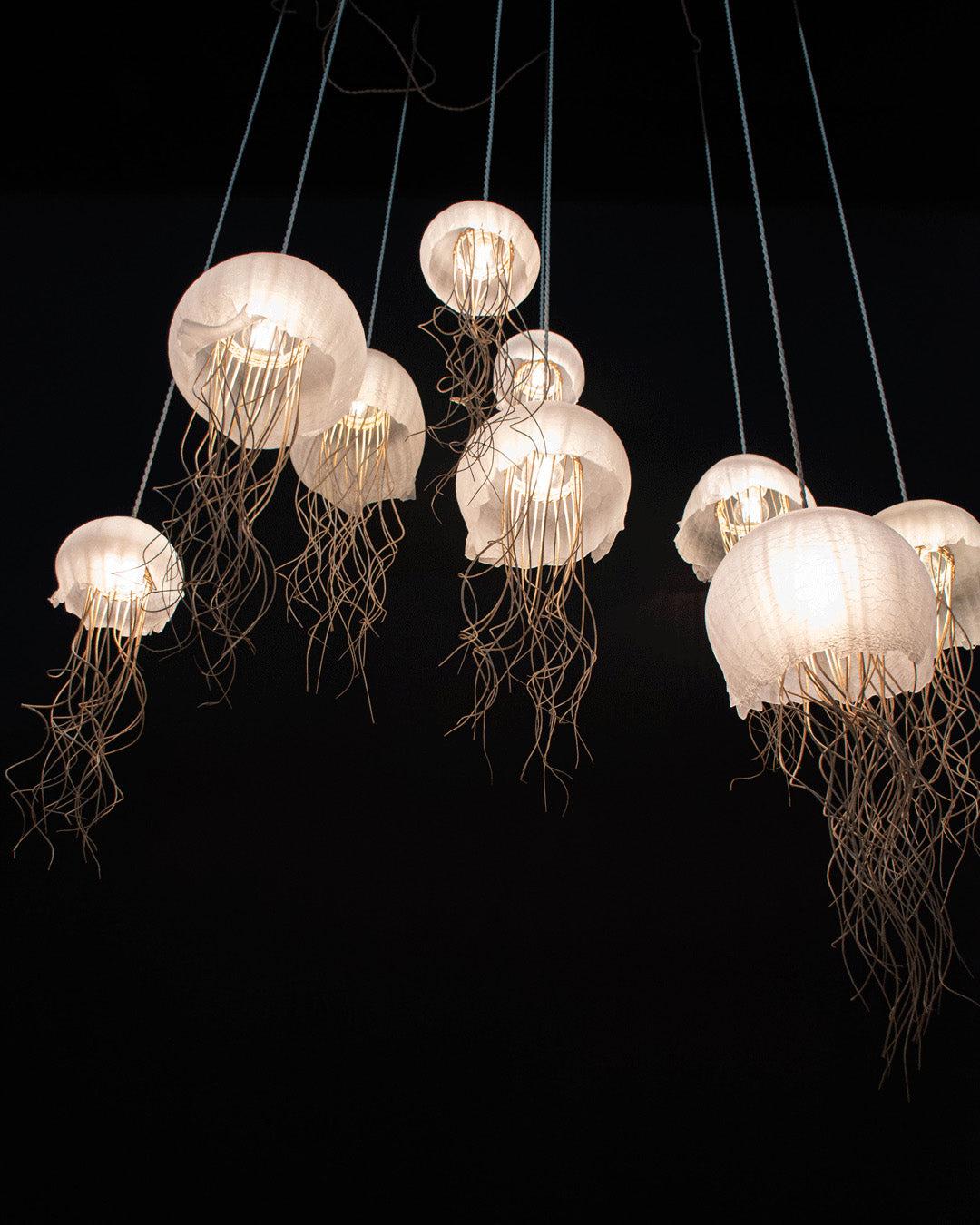 Maison&Objet 2023 Glassblown Jellyfish Chandelier