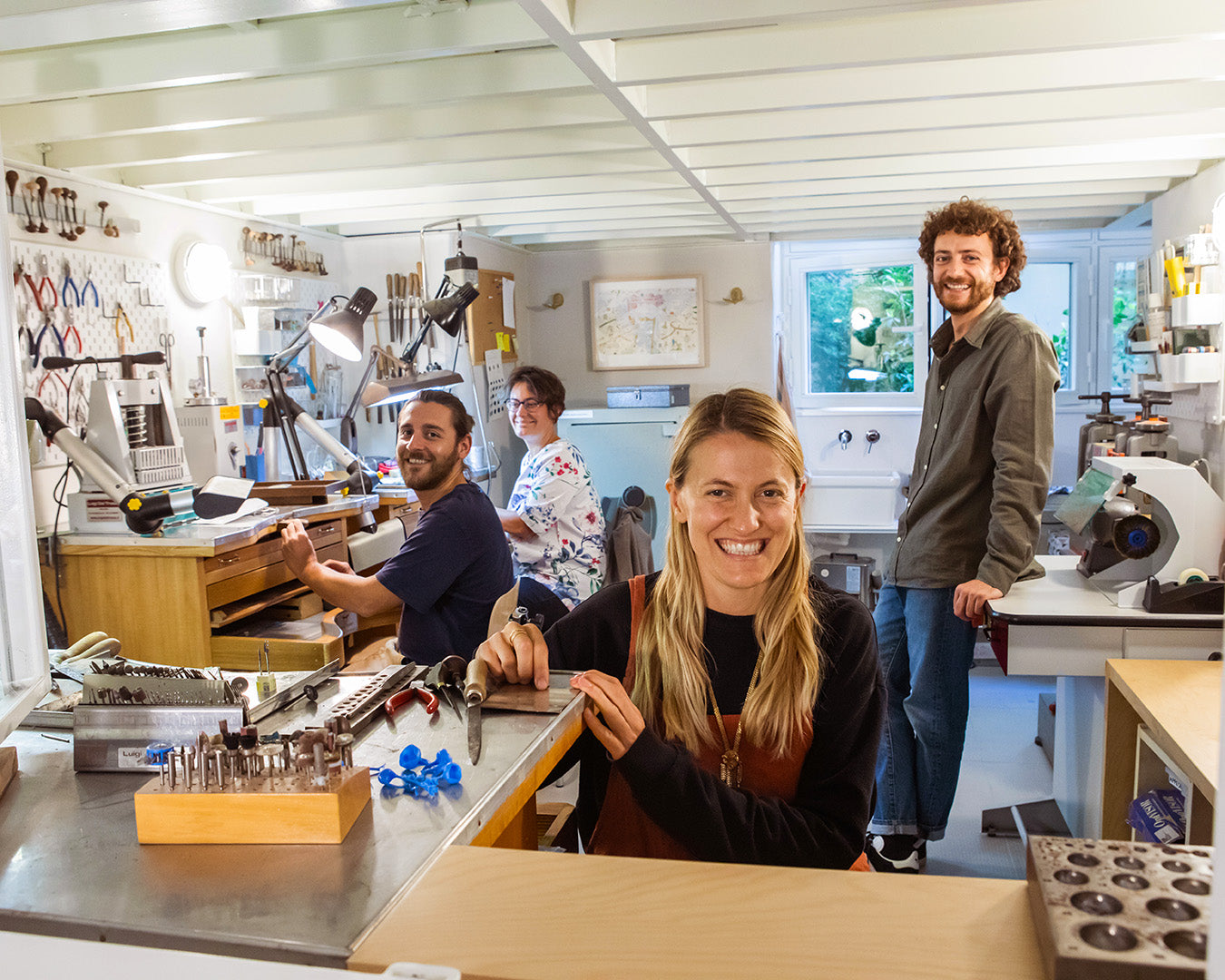 Giulia Tamburini in her studio