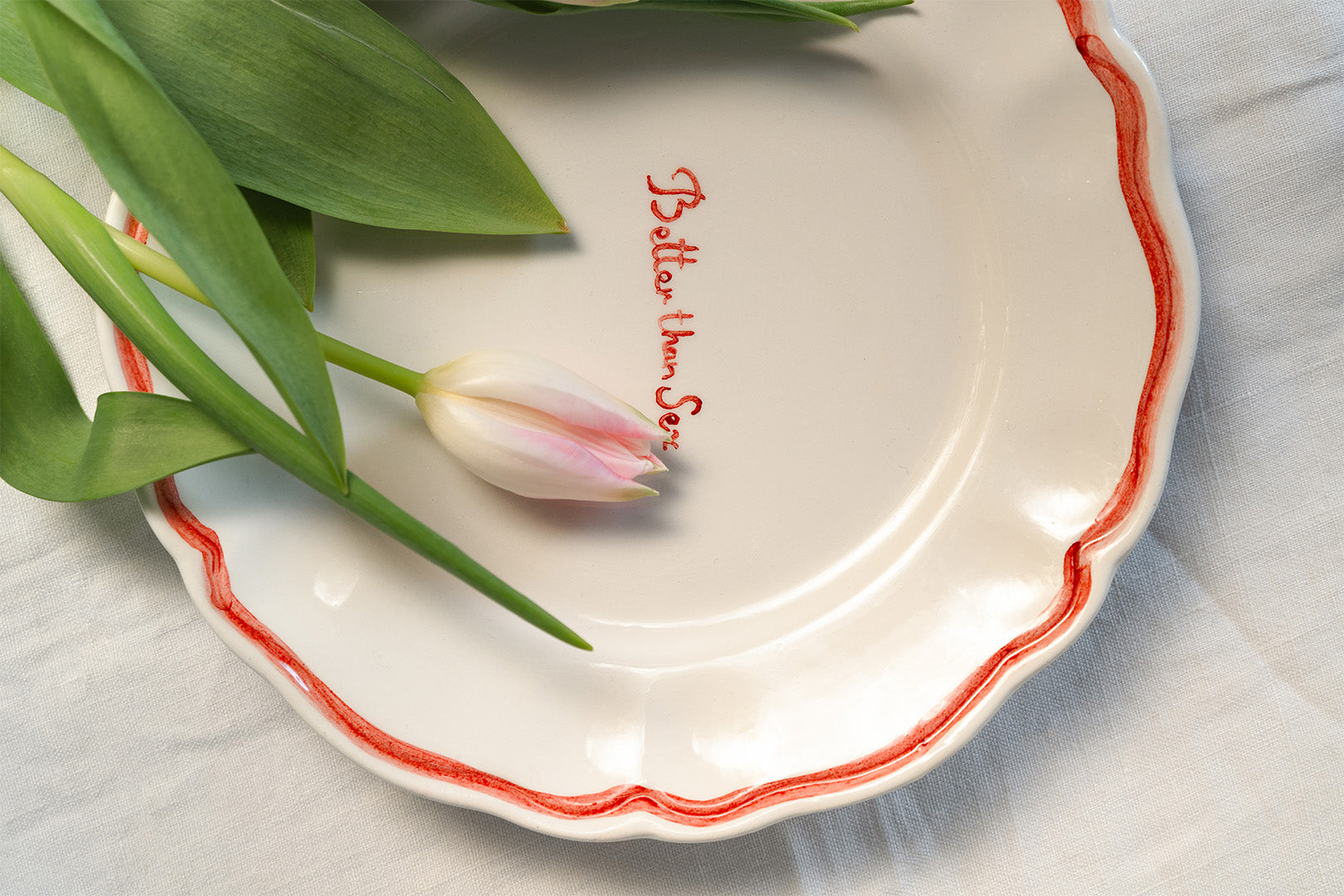 Valentine tableware handcrafted valentines plate better than
