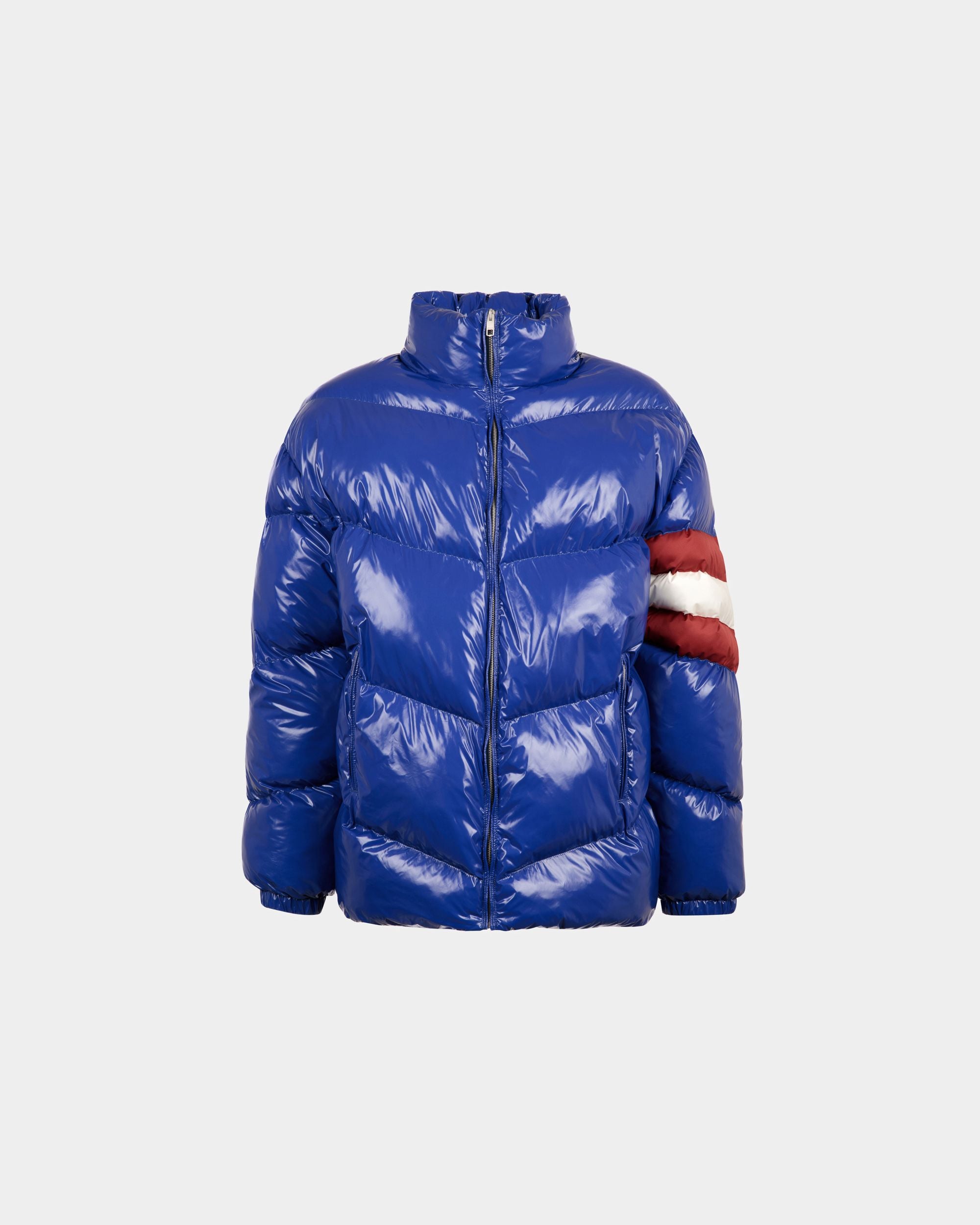 Men's Puffer Jacket in Blue | Bally | Still Life Front