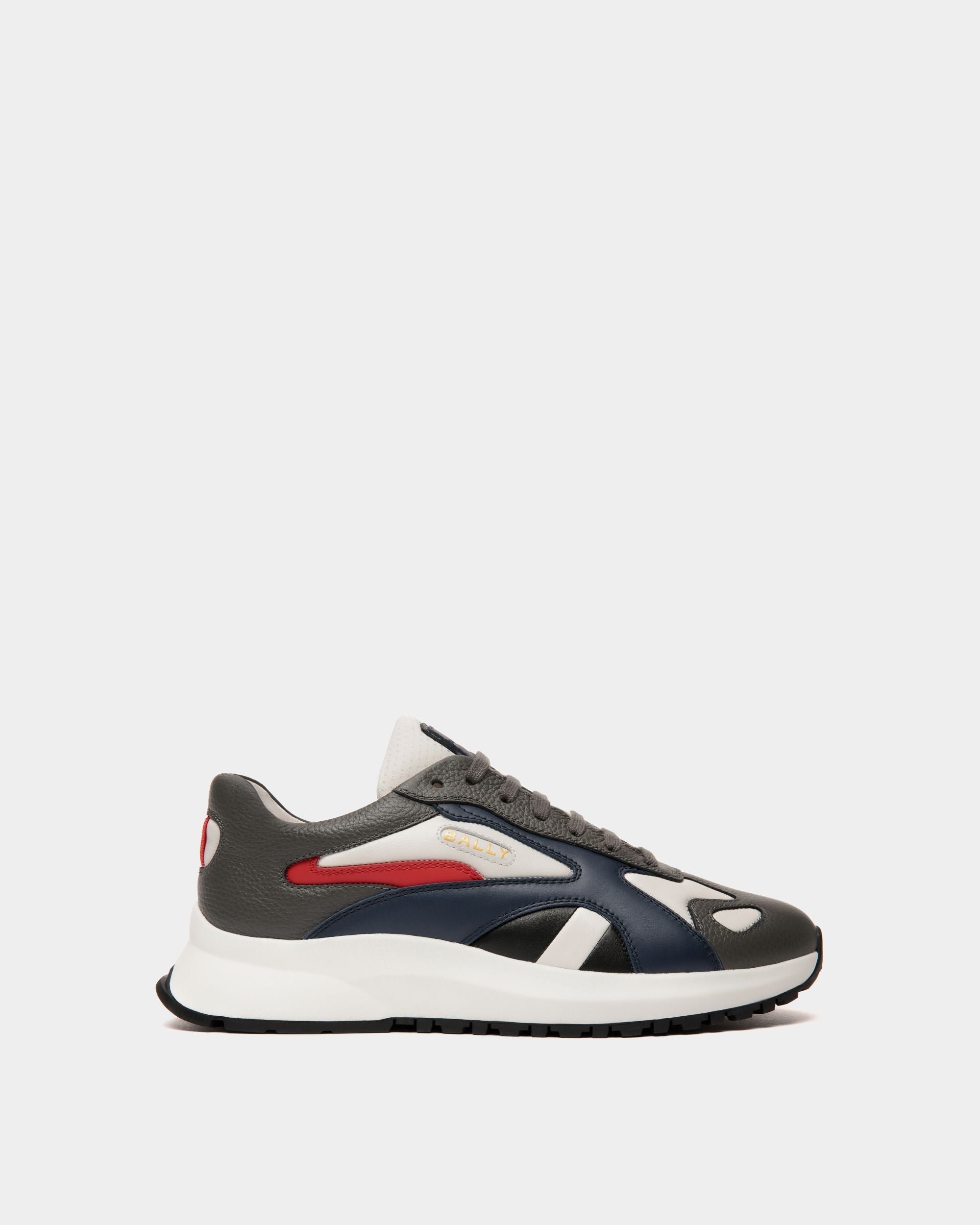 Outline | Men's Sneaker in Multicolor Leather | Bally | Still Life Side