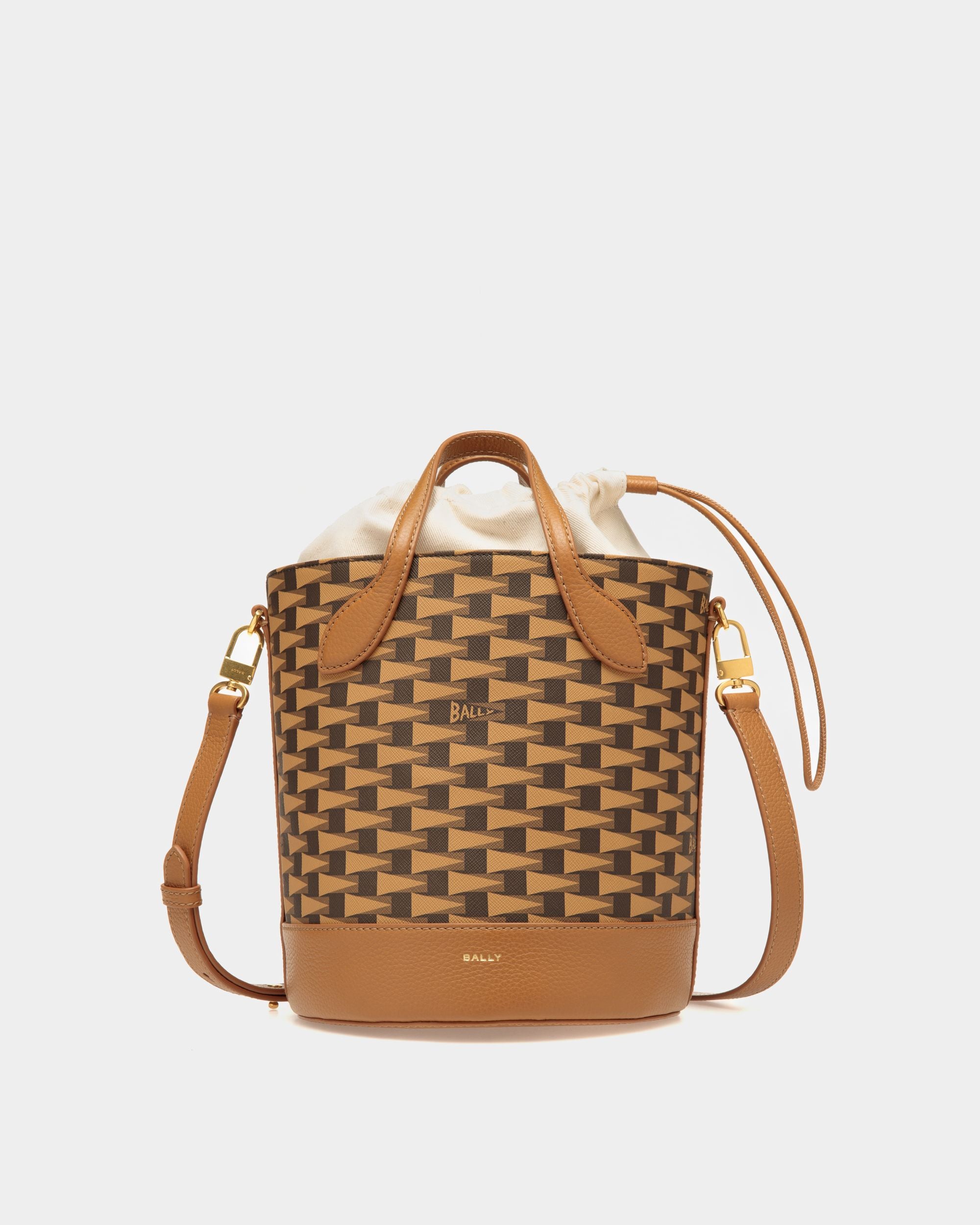 8 Hours | Women's Bucket Bag | Desert TPU | Bally | Still Life Front