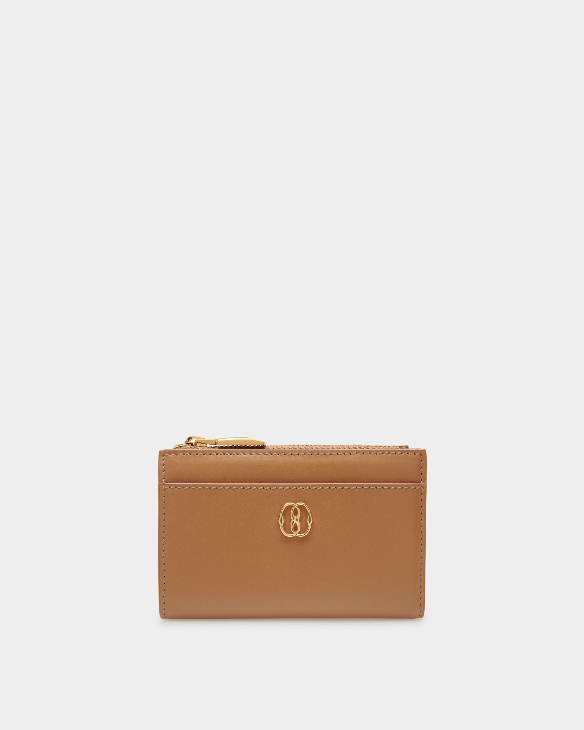 Emblem Wallet | Women's Wallet | Desert Leather | Bally | Still Life Front