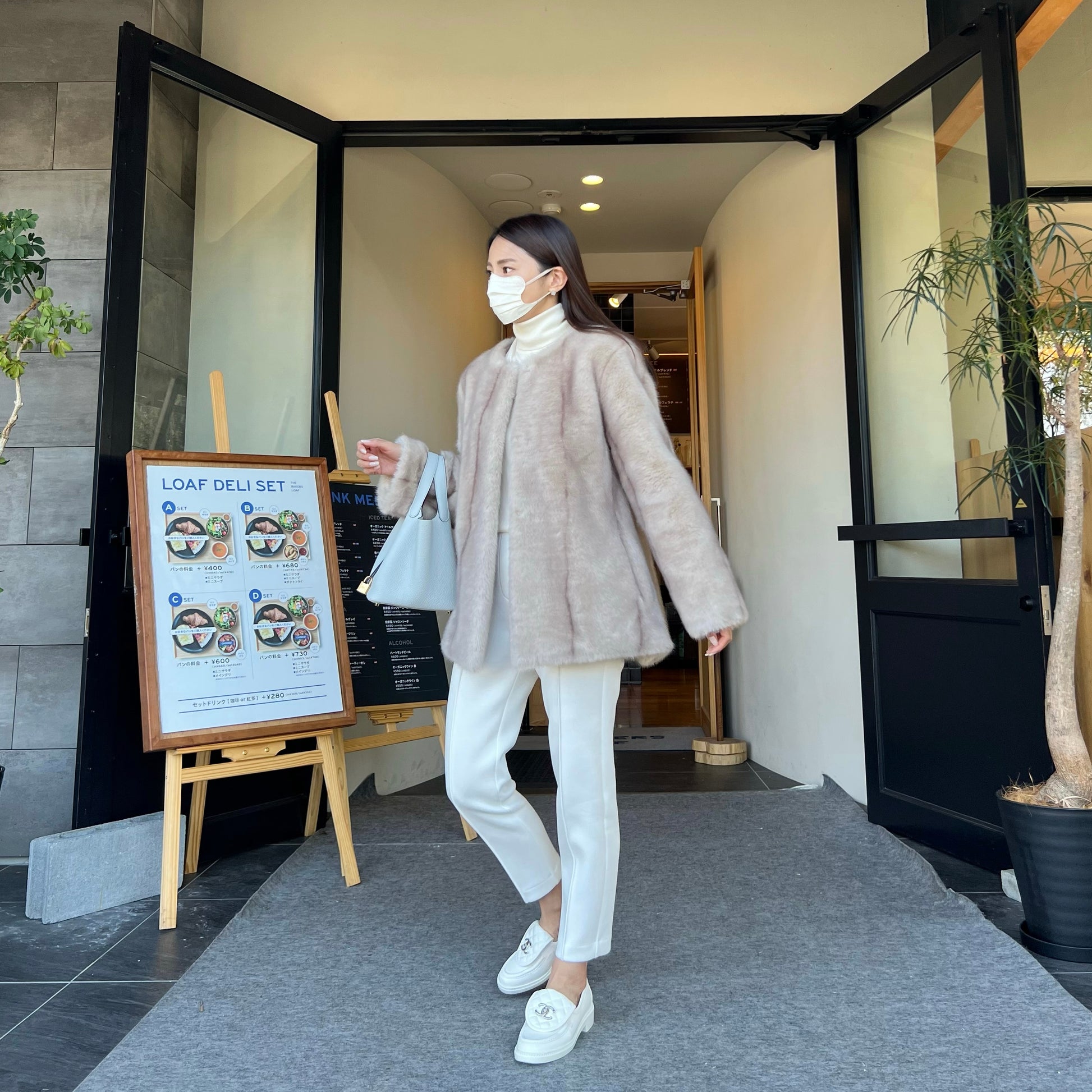 ANCHEアンシェ back flare ecofur coat モカベージュ まとめ買いでお得