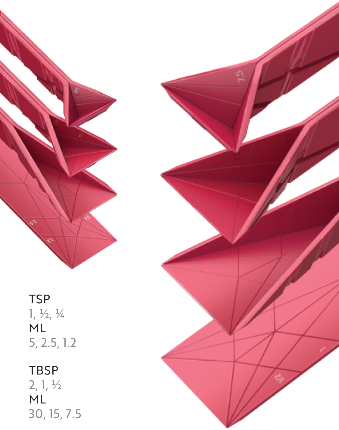 Polygons Measuring Spoon - IMBOLDN