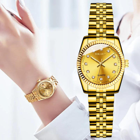 Gold Plated Women's Watch