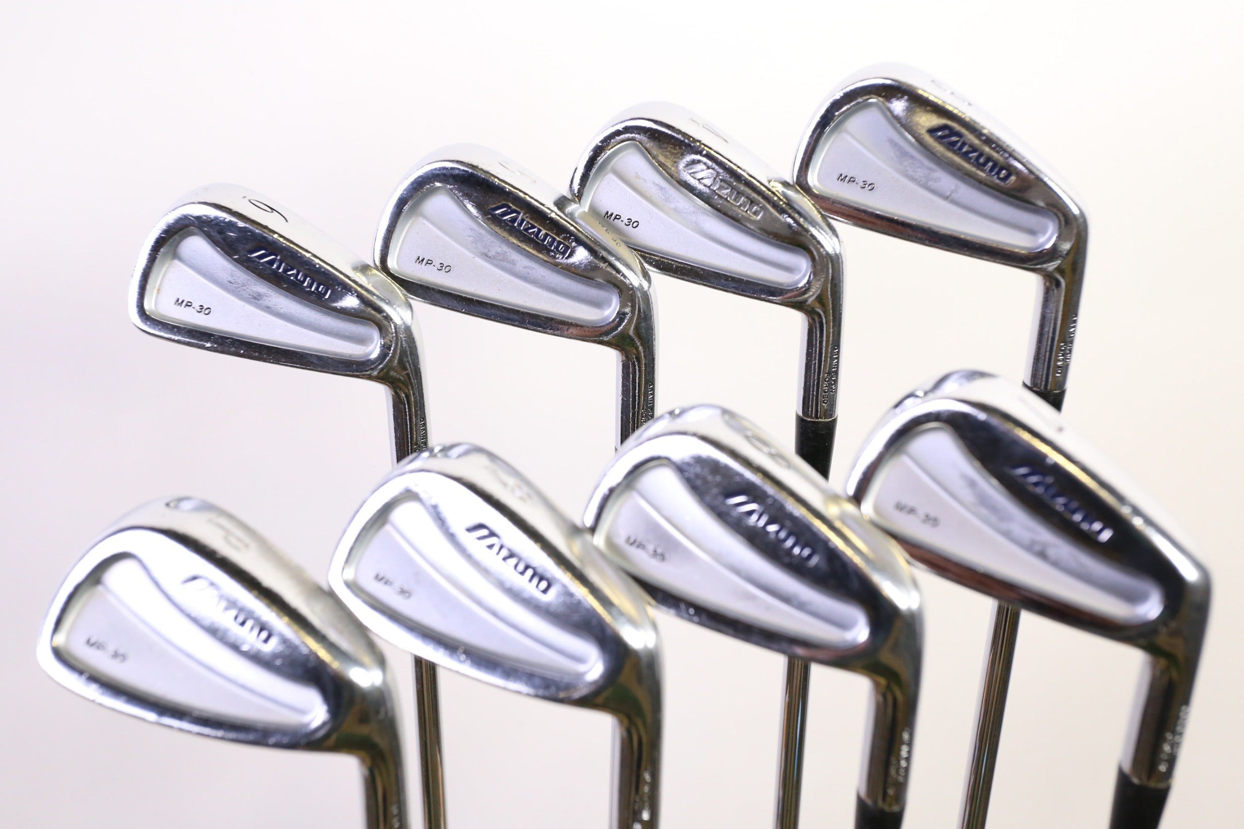Used Mizuno MP 30 Iron Set - Right-Handed - 3-PW - Stiff Flex