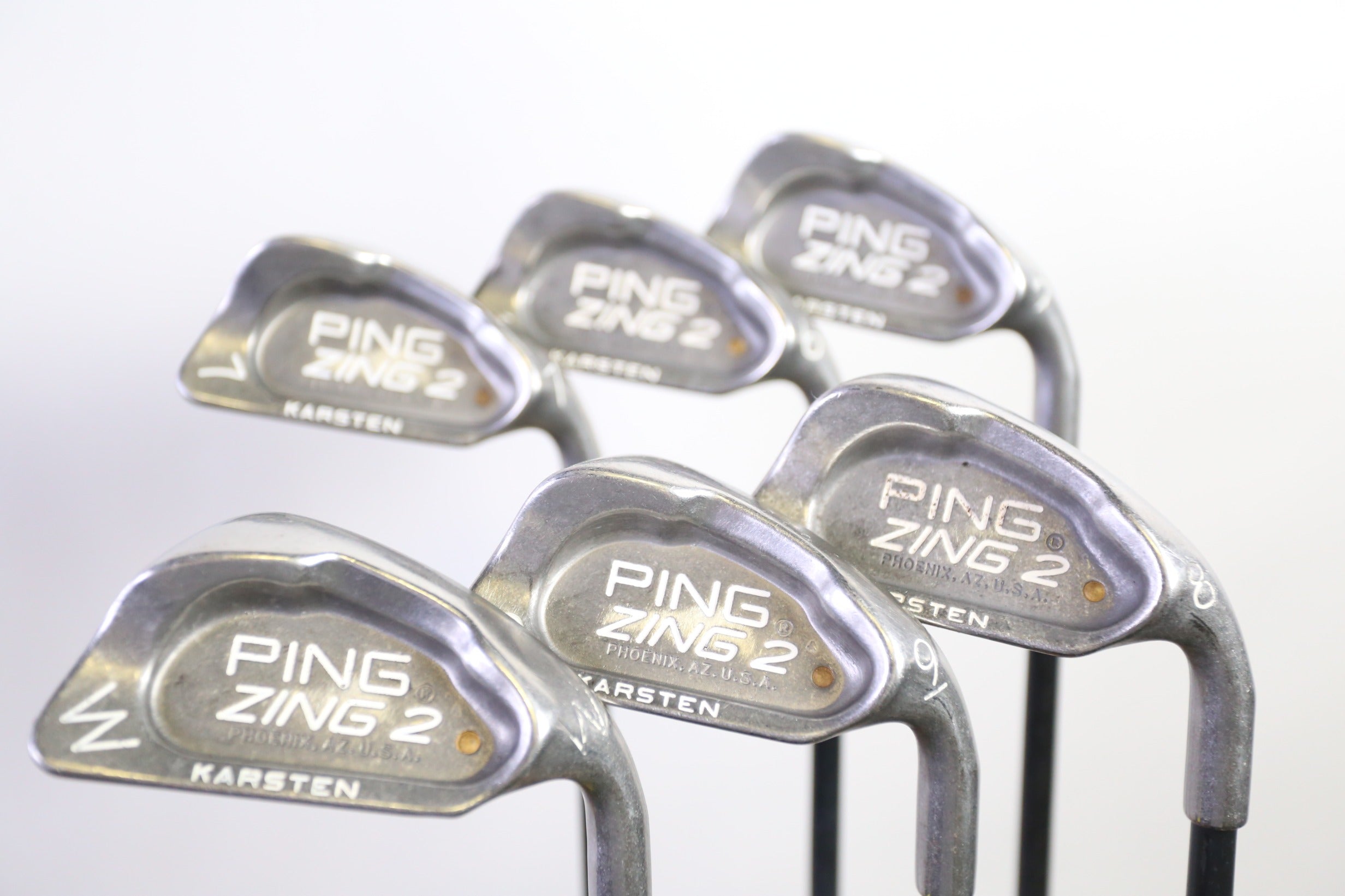 Used Ping Zing 2 Iron Set - Right-Handed - 5-PW - Regular Flex - Gold Dot