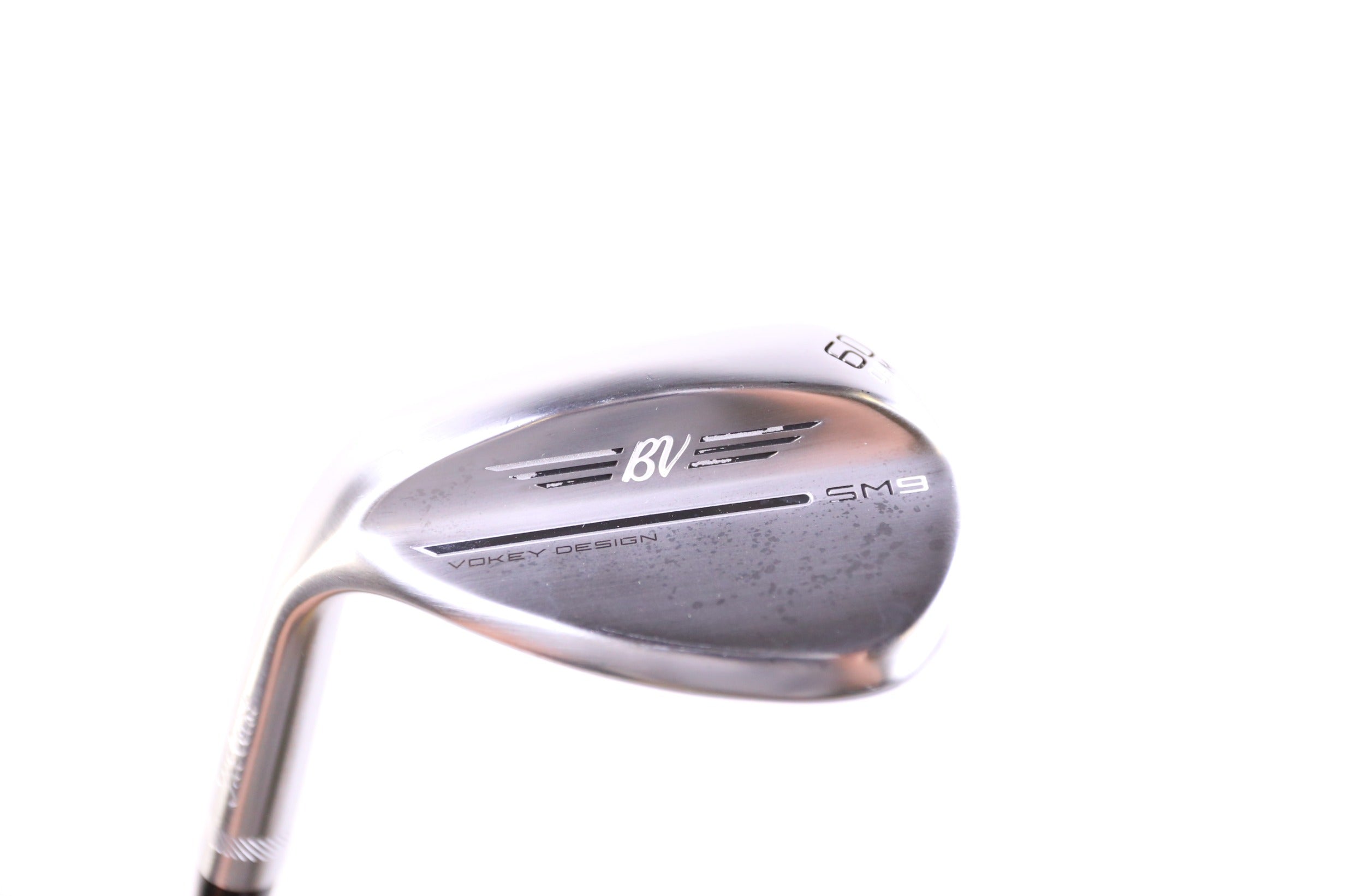 Used Titleist Vokey SM9 Tour Chrome Lob Wedge - Left-Handed - 60 Degrees - Stiff Flex