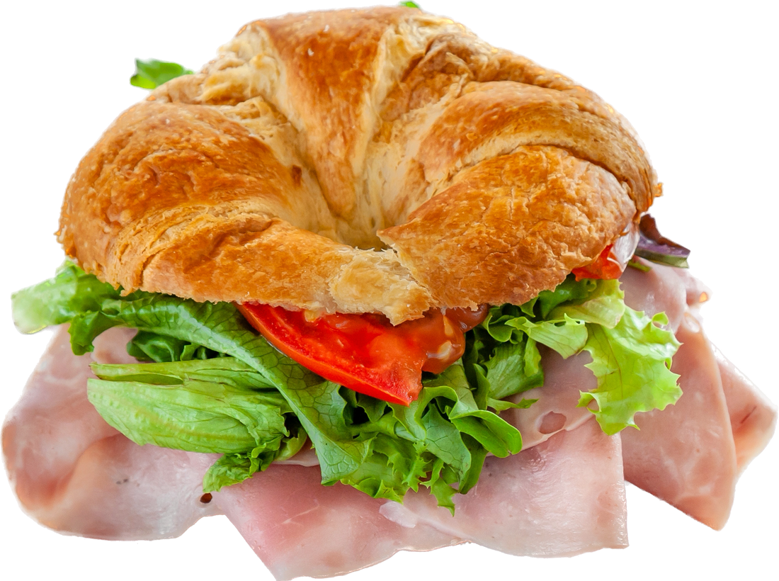 Ham And Cheese Croissant Sandwich