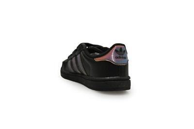Adidas Stan Smith CF Infants S80264 Black Reflect Iredescent Trainers UK 5 Infants Adidas Foot World 4