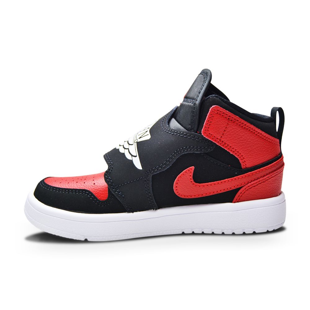 Kids Nike Air Jordan 1 Low ALT (PS) - BQ6066 052 - LT Smoke Grey Black  White – Foot World