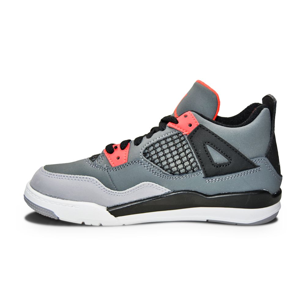 Infants Nike Jordan 4 Retro (TD) - BQ7670 061 - Dark Grey Infrared