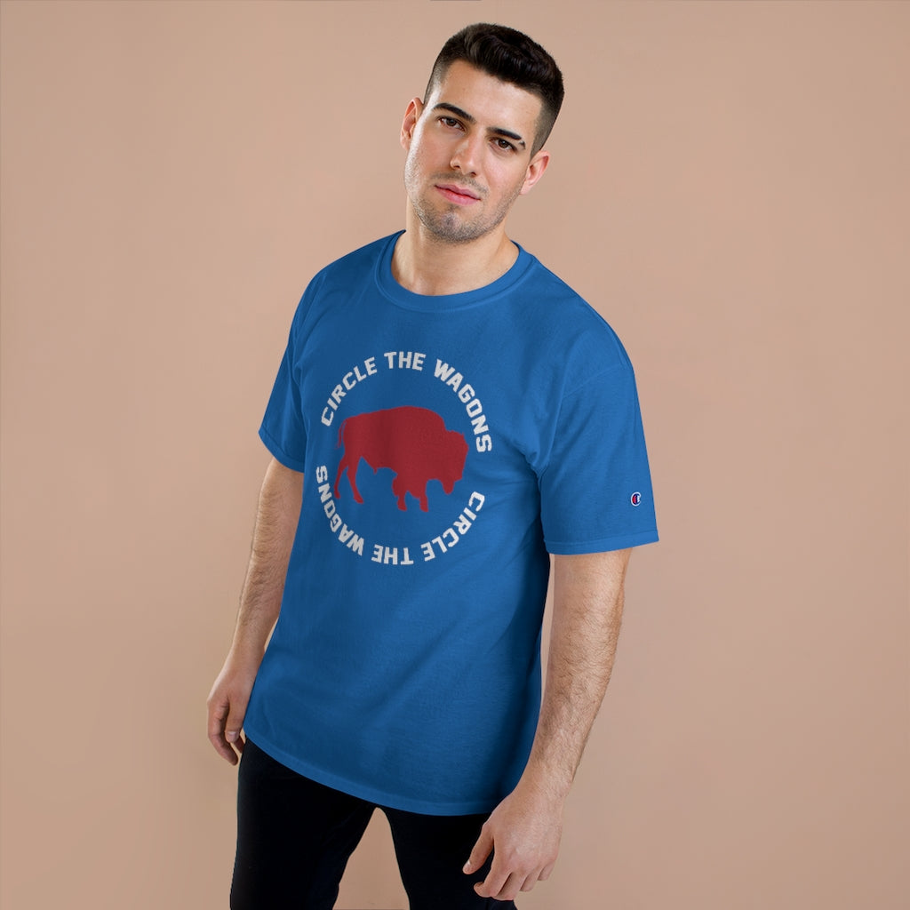 Buffalo Bills Circle The Wagons - Champion T-Shirt – Buffalo Thread