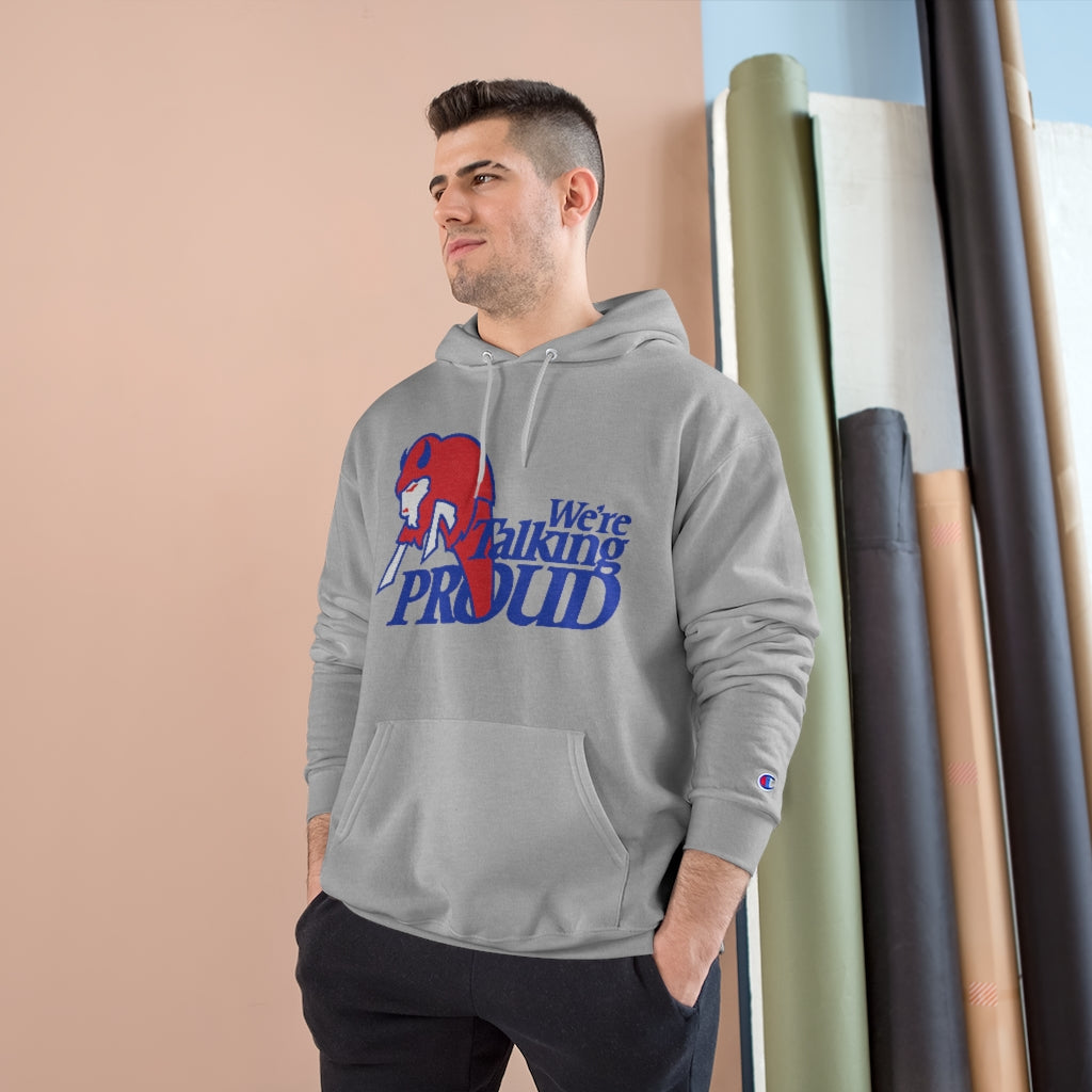 Buffalo Talking Proud Champion Hoodie – Buffalo Thread