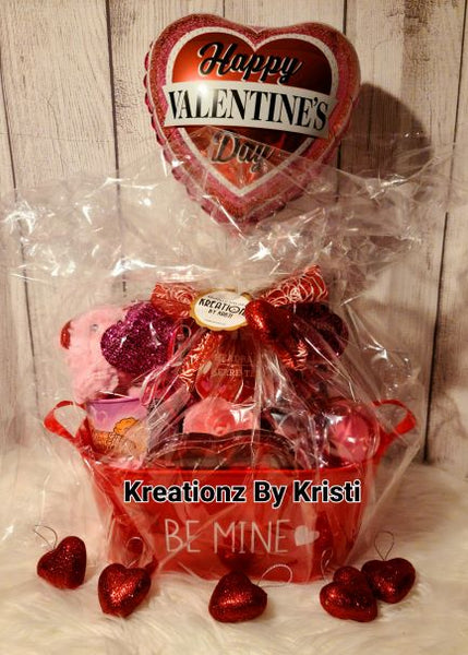 Valentines Day Basket Custom Baskets Valentines Day – Kreationz By