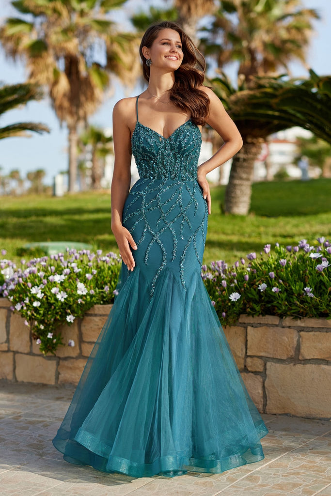 Houston Strapless Sequin Evening Dress – TC355