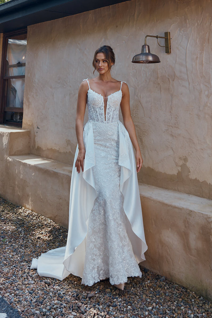 Maia Sweetheart Lace Corset Wedding Dress – TC2335
