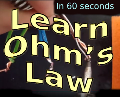 Learn Ohm's Law from this 60 second lesson!