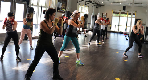 boxer shadowboxing