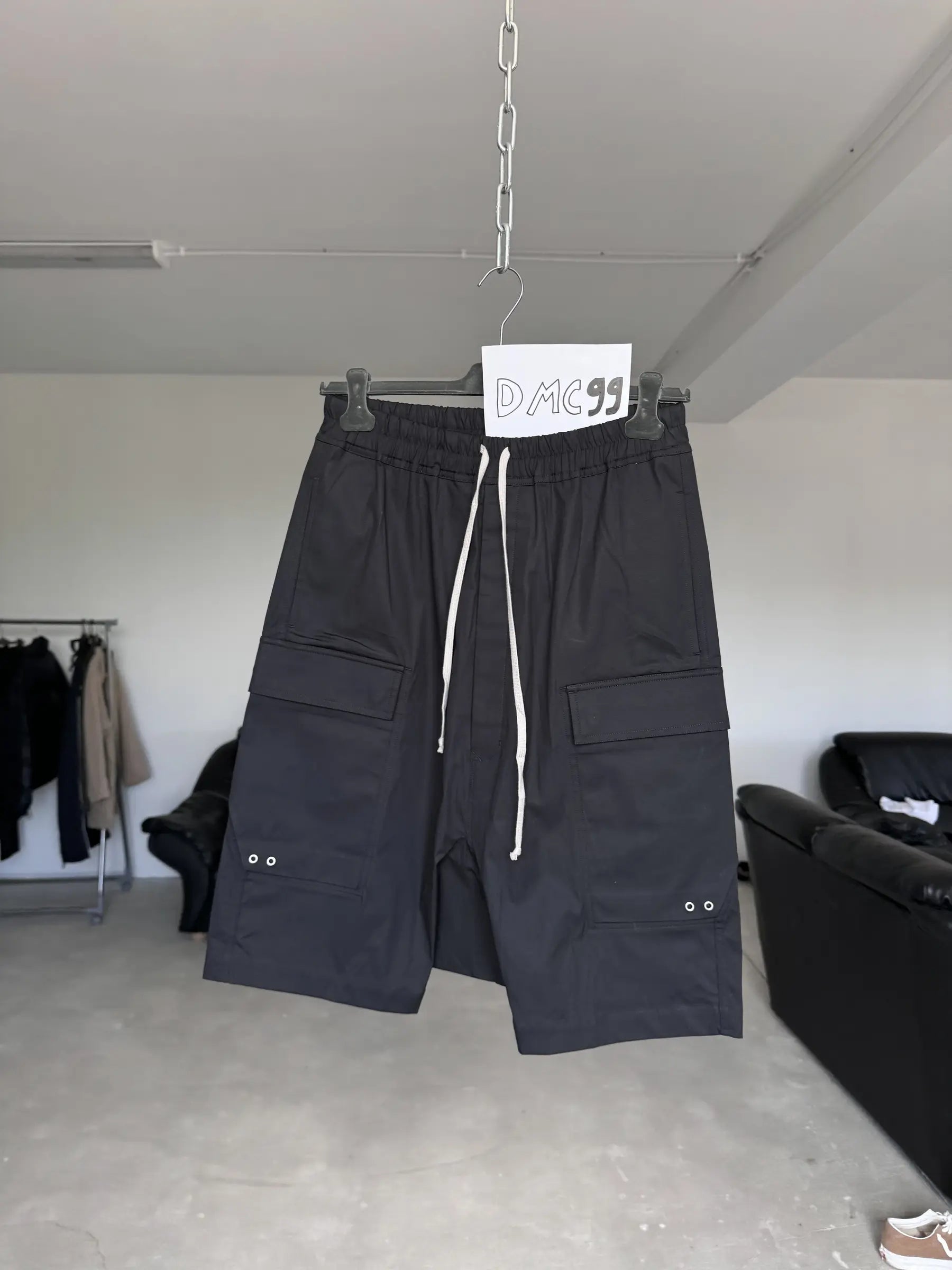 Rick Owens Cargo Pods Shorts Size 52- DMC