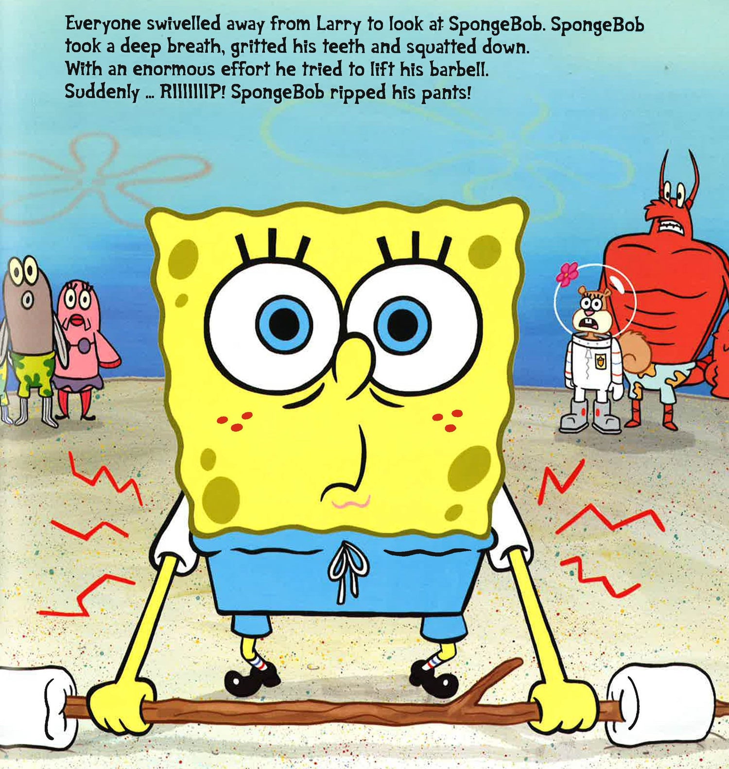 ripped pants spongebob