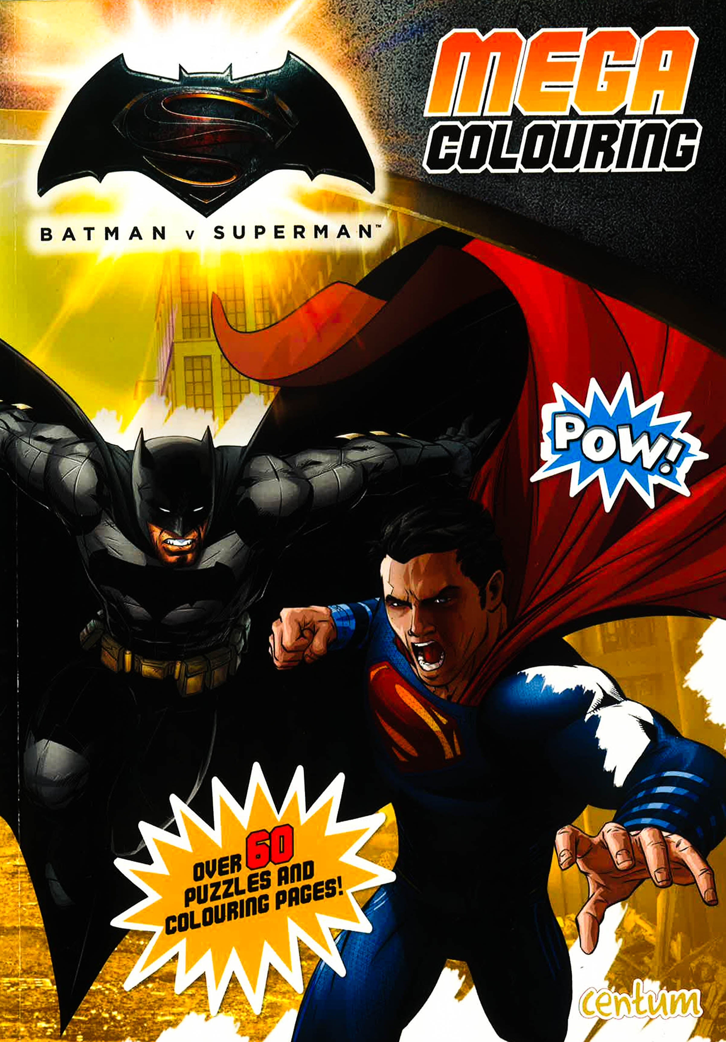 Batman Vs Superman Mega Colouring Book – BookXcess