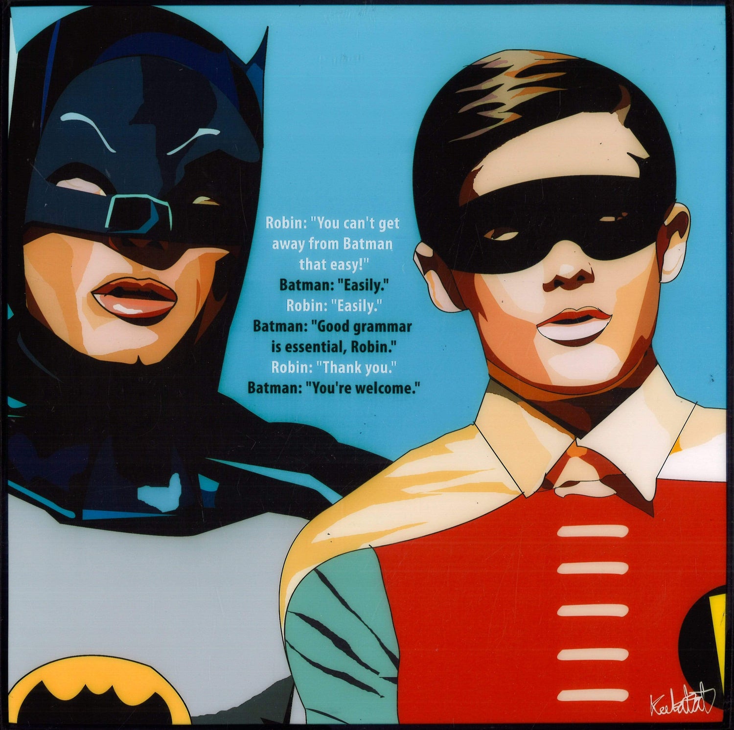 Robin Batman Comic Pop Art (10X10) – BookXcess