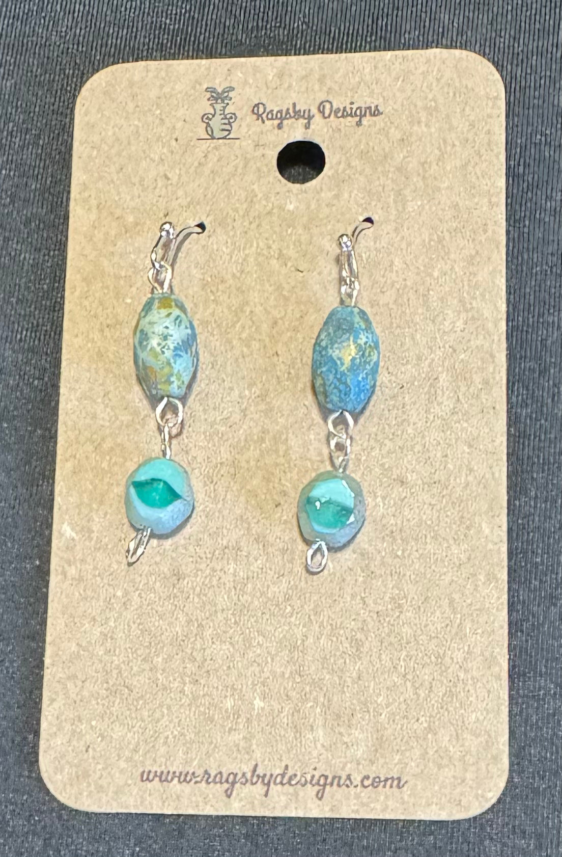 Turquoise Beaded Earrings